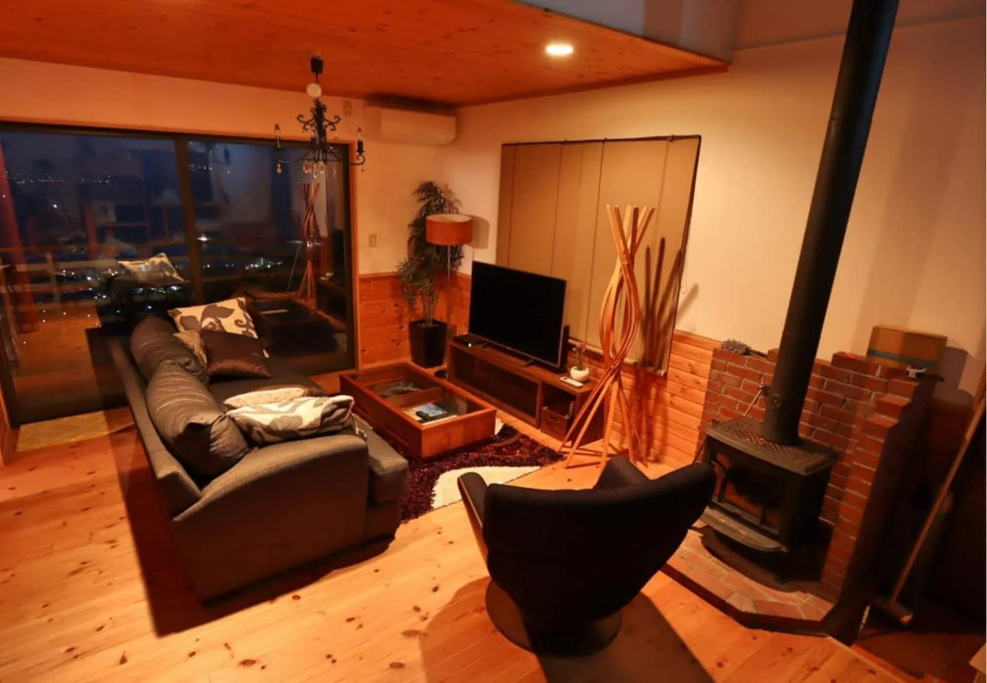 Living room in Ocean View House