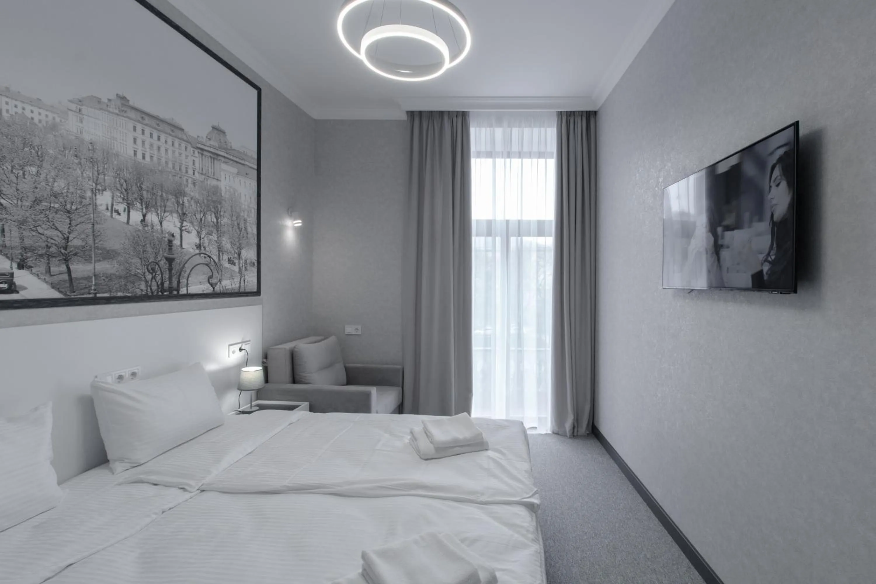 Photo of the whole room, Bed in Opera Passage Hotel & Apartments