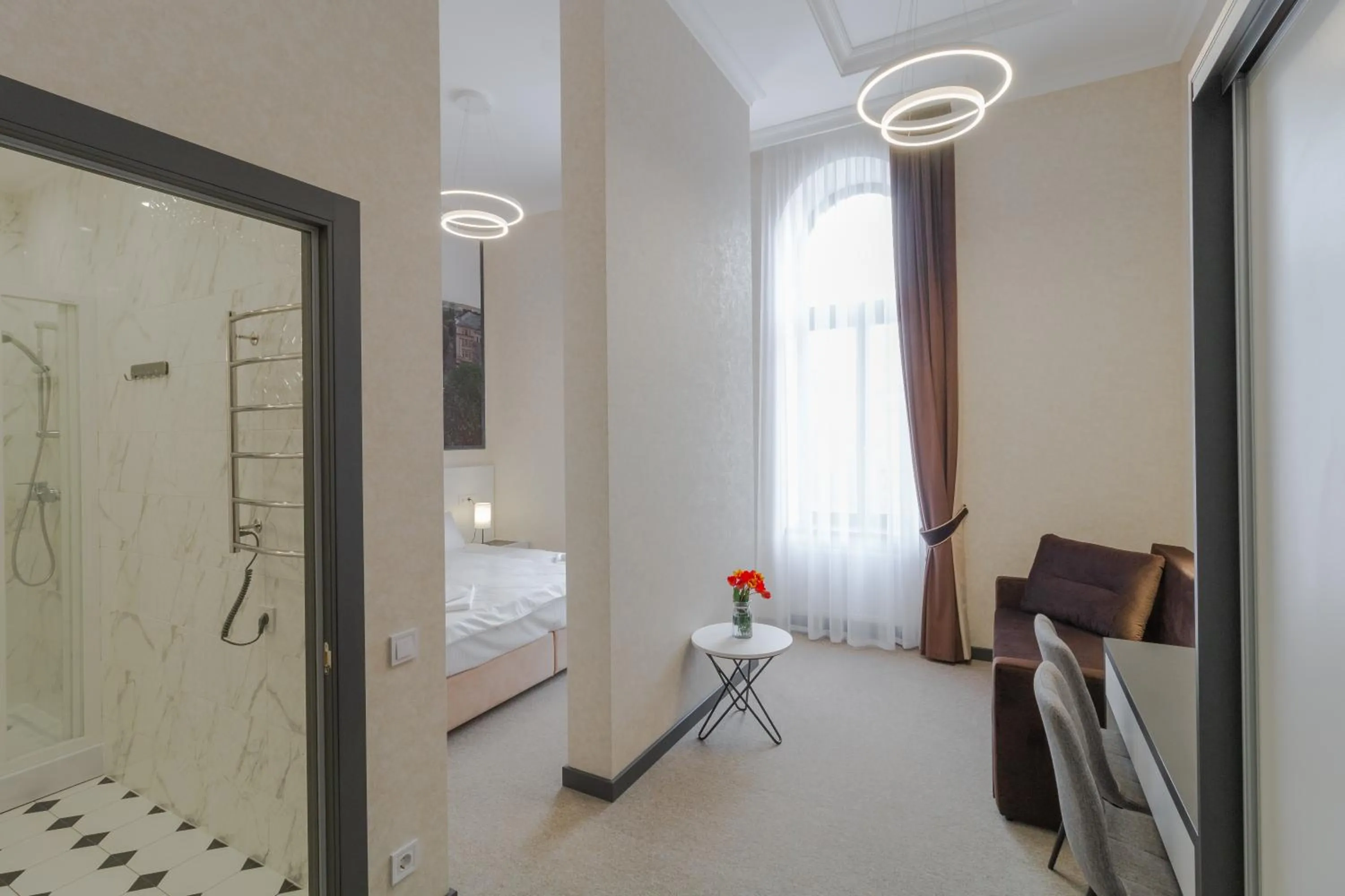 Photo of the whole room, Bed in Opera Passage Hotel & Apartments