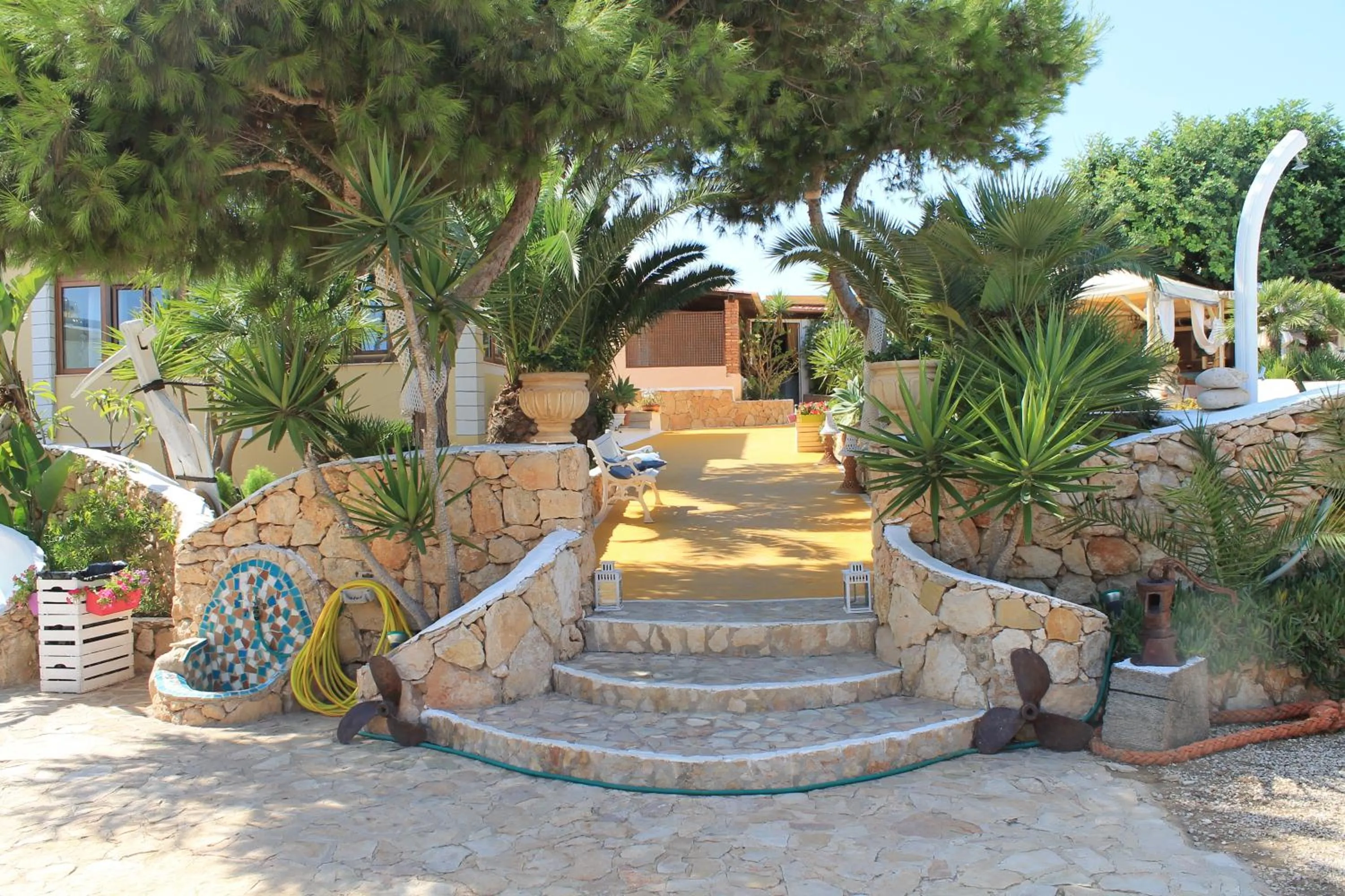 Garden in Luagos club Resort