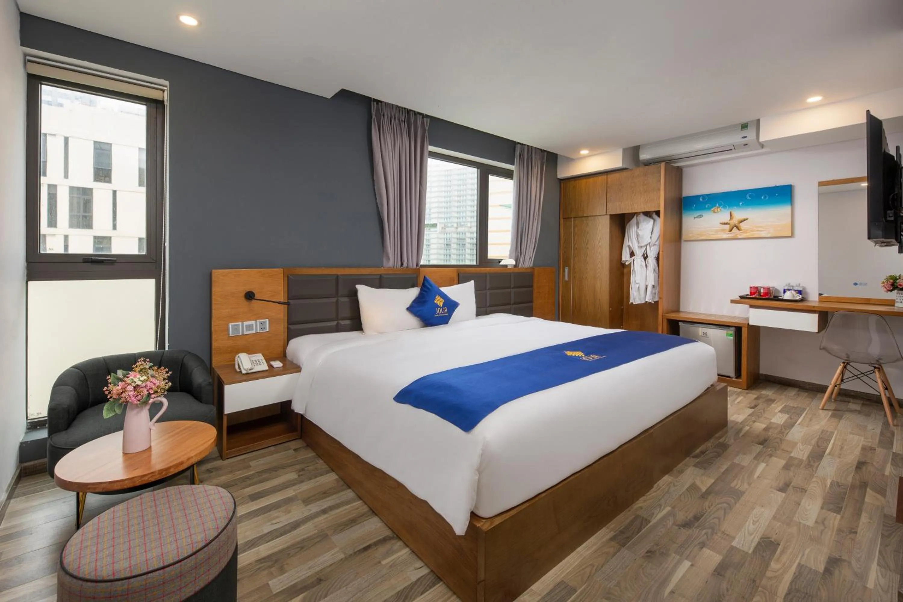 Bed in Jolia Hotel Danang Beach