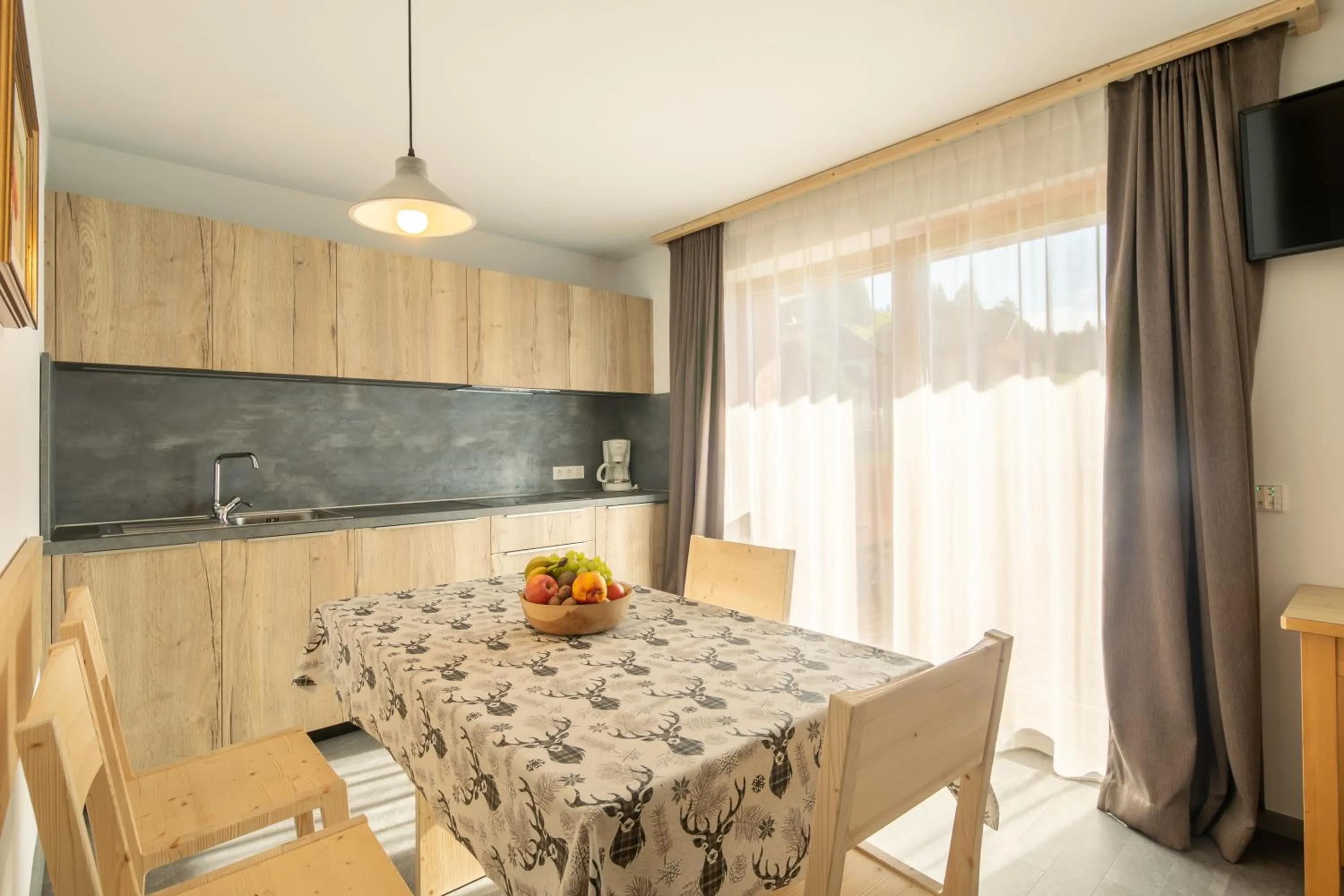 Kitchen or kitchenette in Declara B&B and apartaments