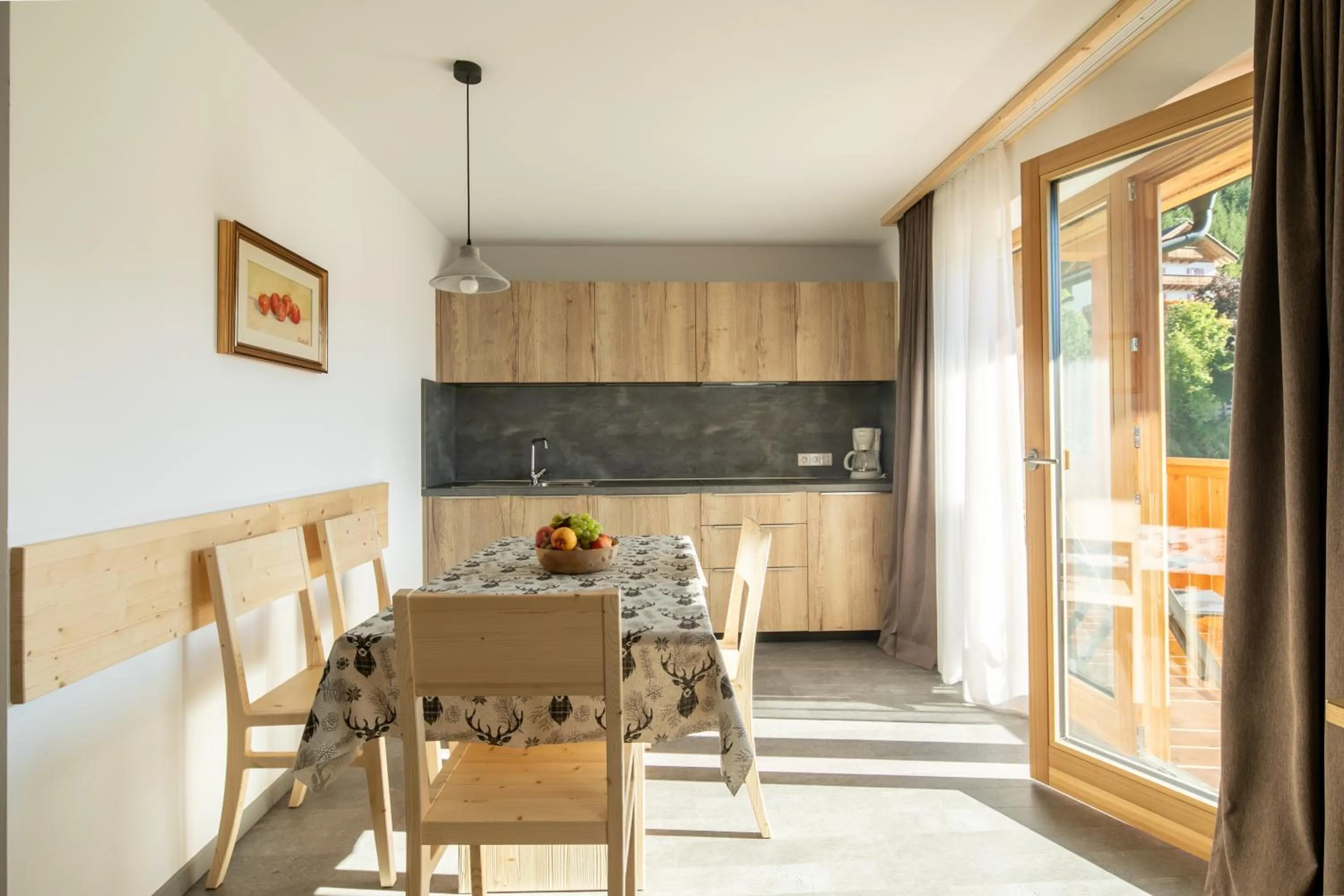 Kitchen or kitchenette in Declara B&B and apartaments