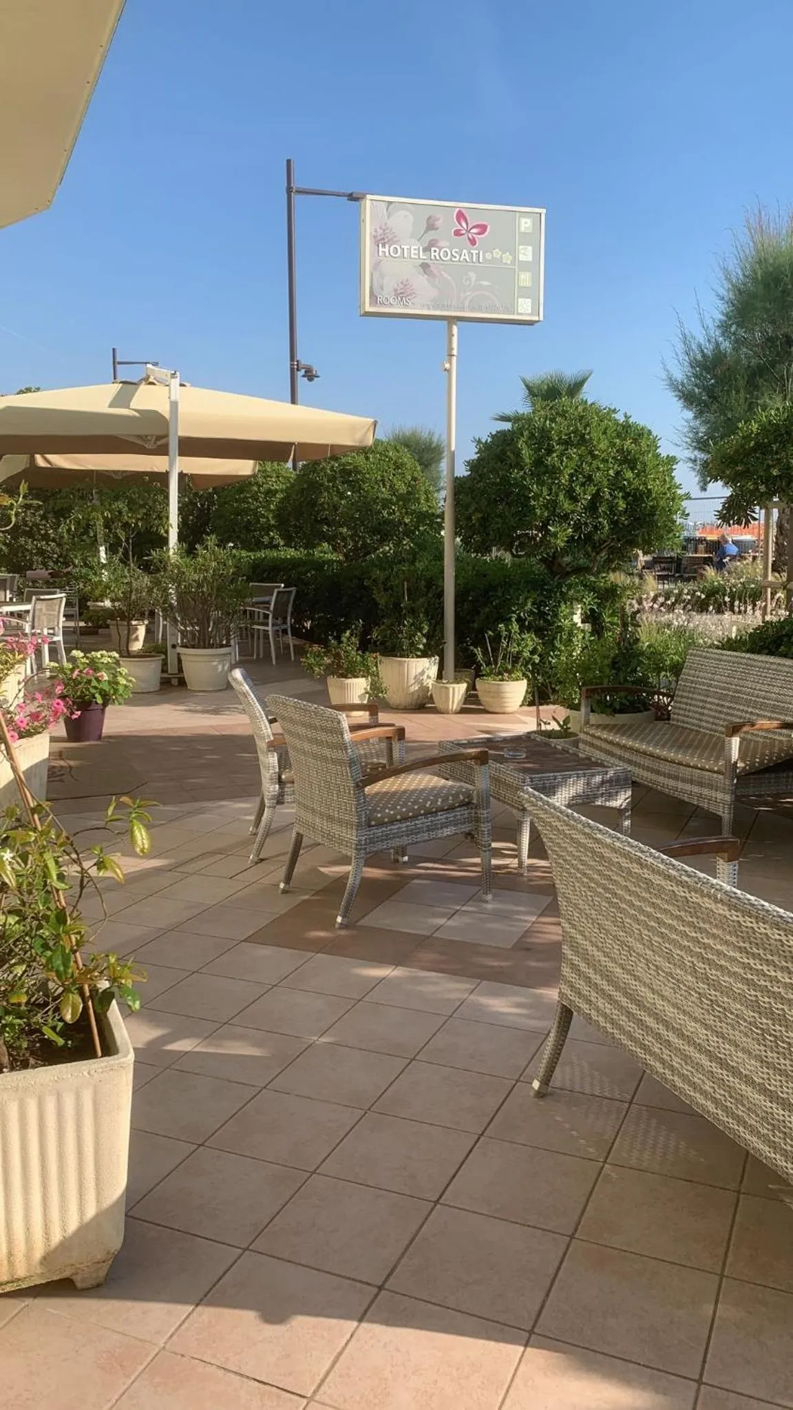 Garden in Hotel Rosati