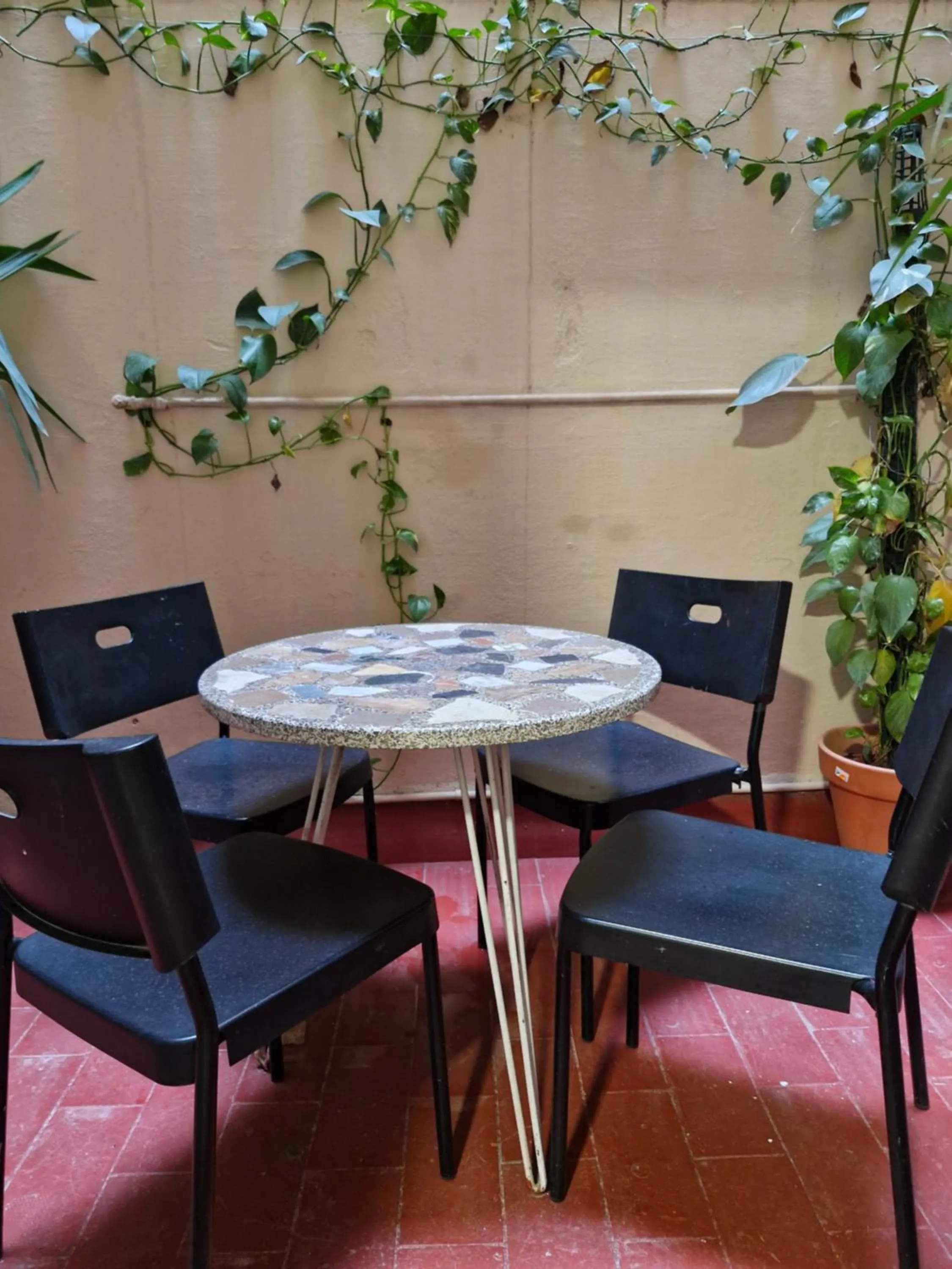 Patio in Hostal Elkano