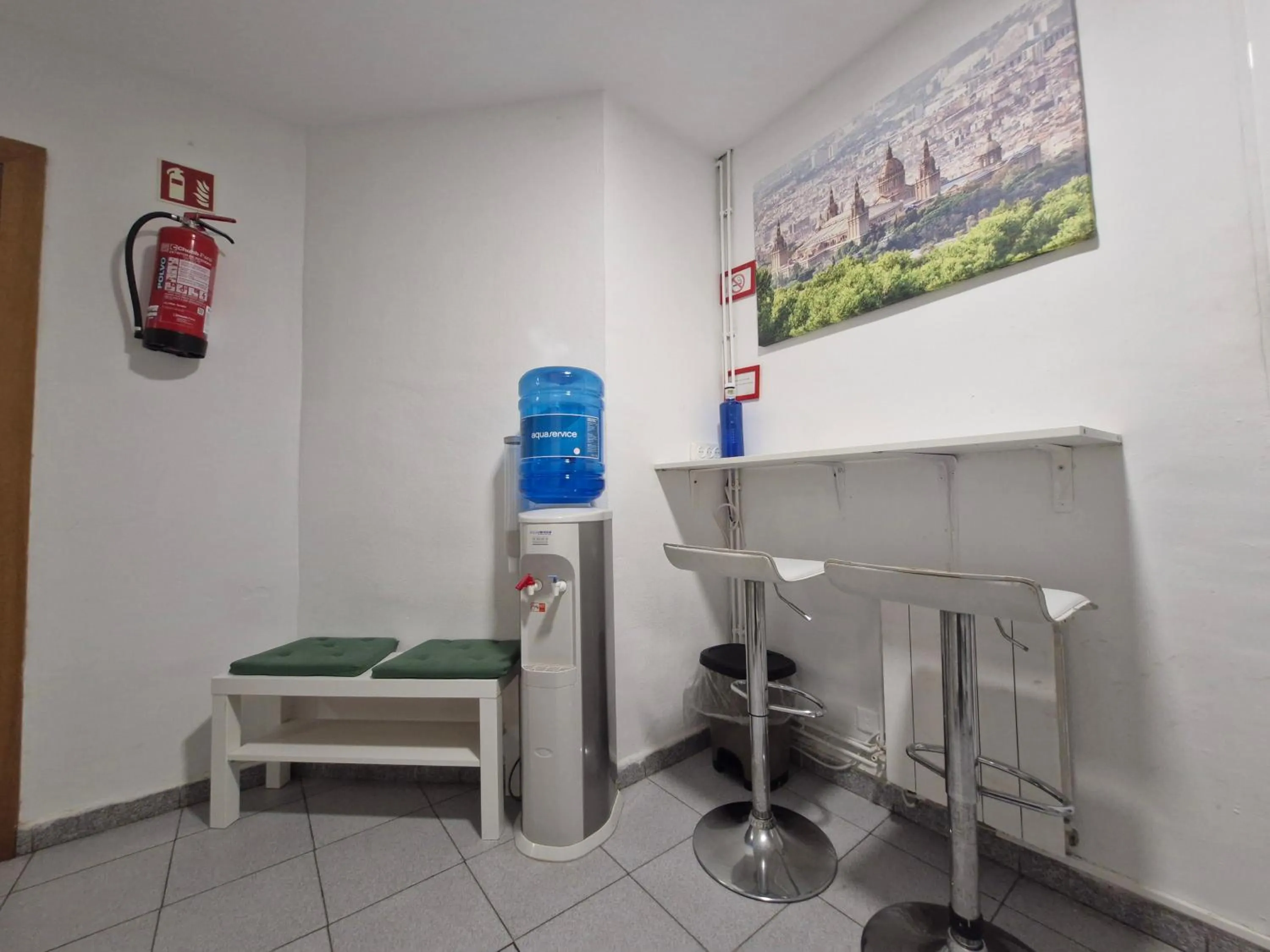 Dining area in Hostal Elkano