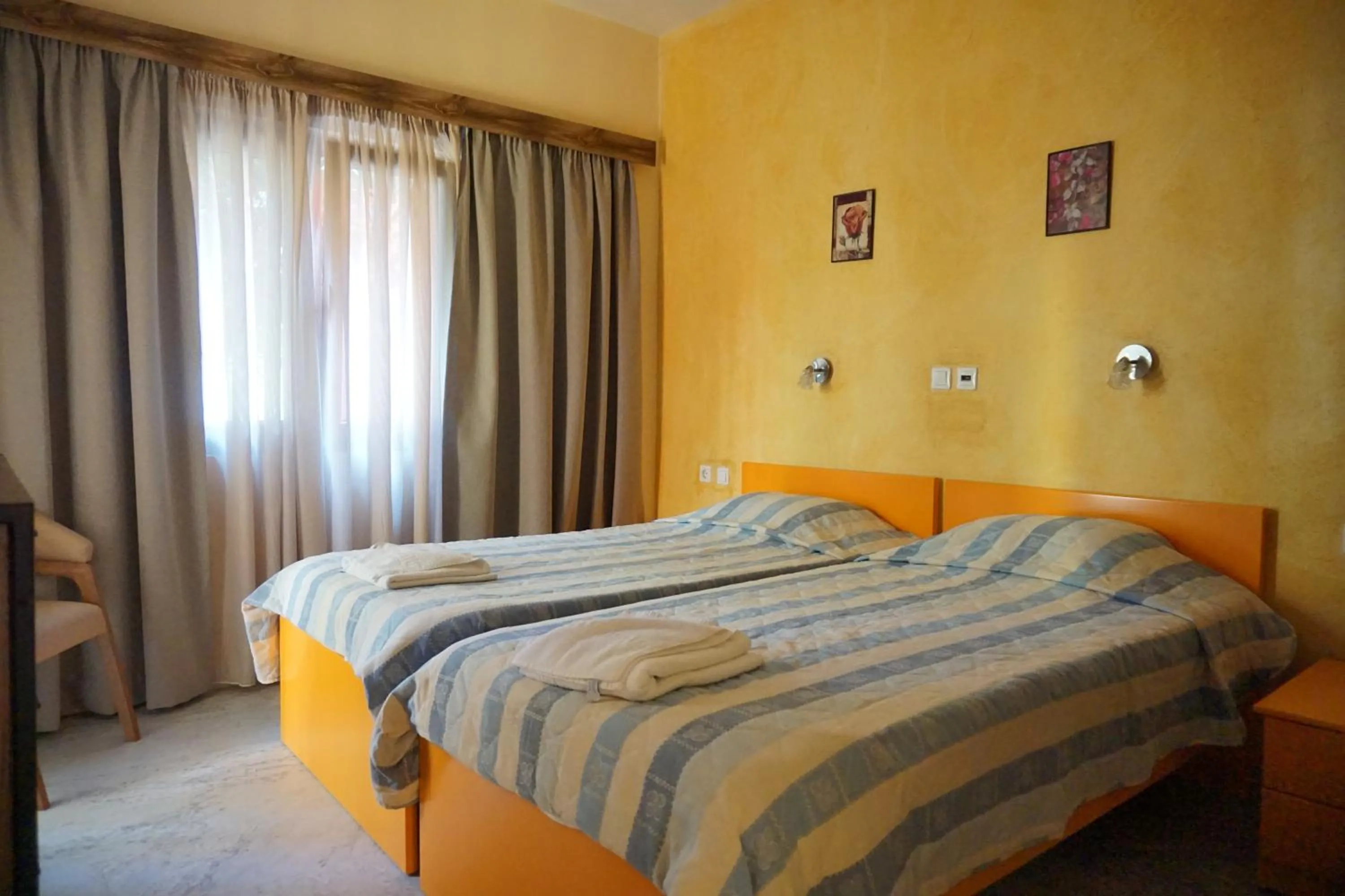 Bedroom, Bed in Katerini Apartments Hotel