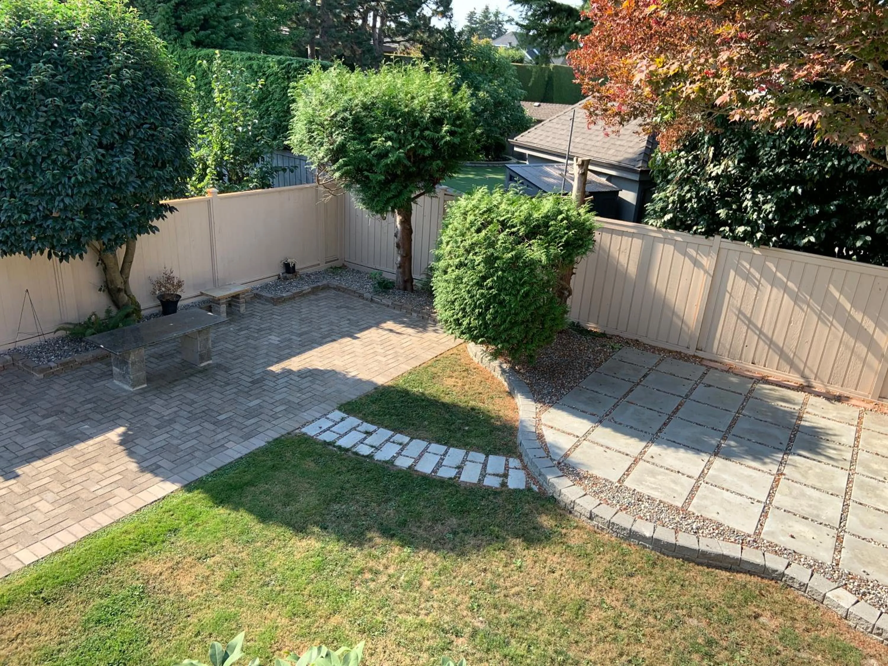 Garden in Orchid House near Vancouver YVR Airport