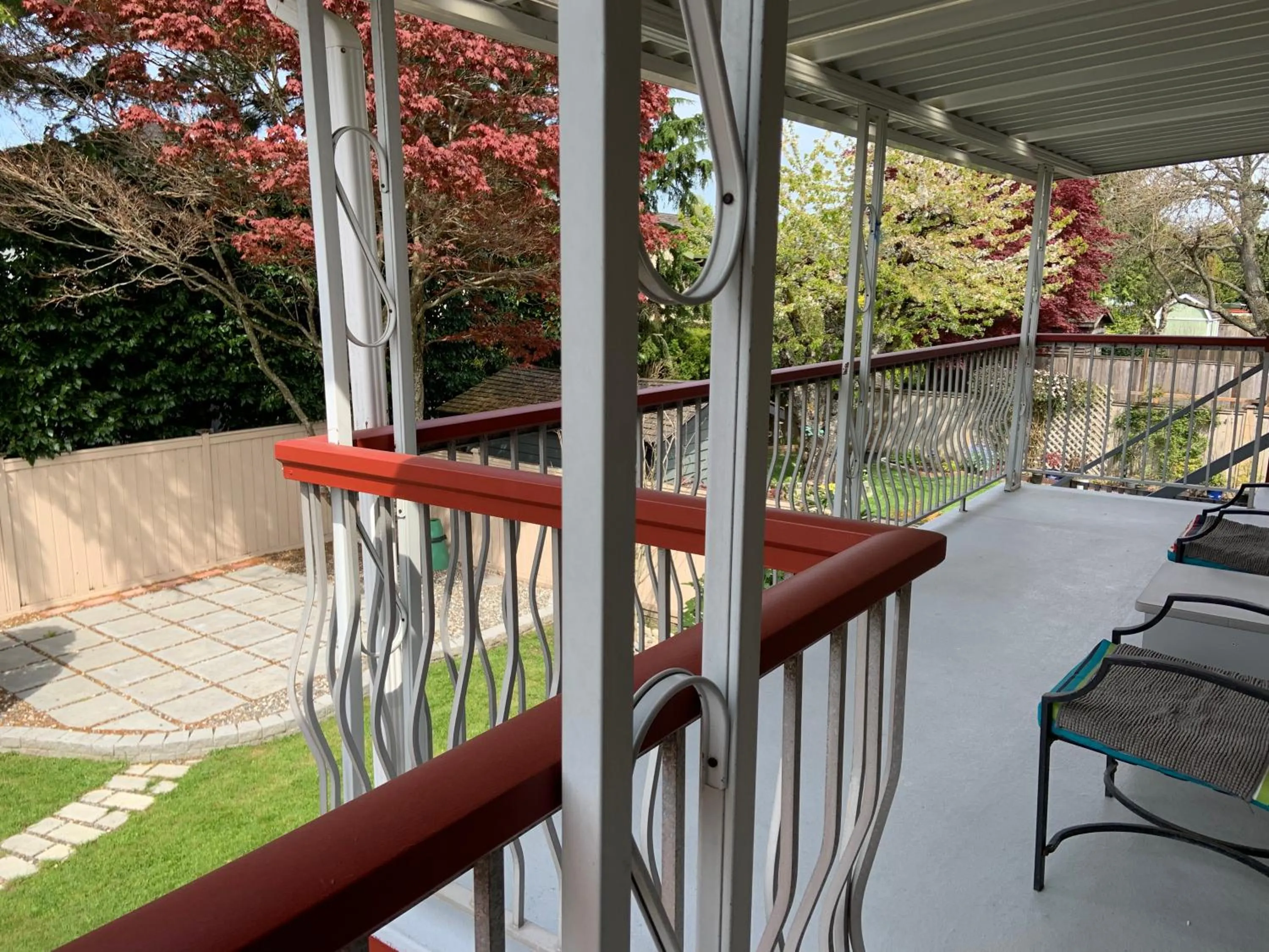 Balcony/Terrace in Orchid House near Vancouver YVR Airport