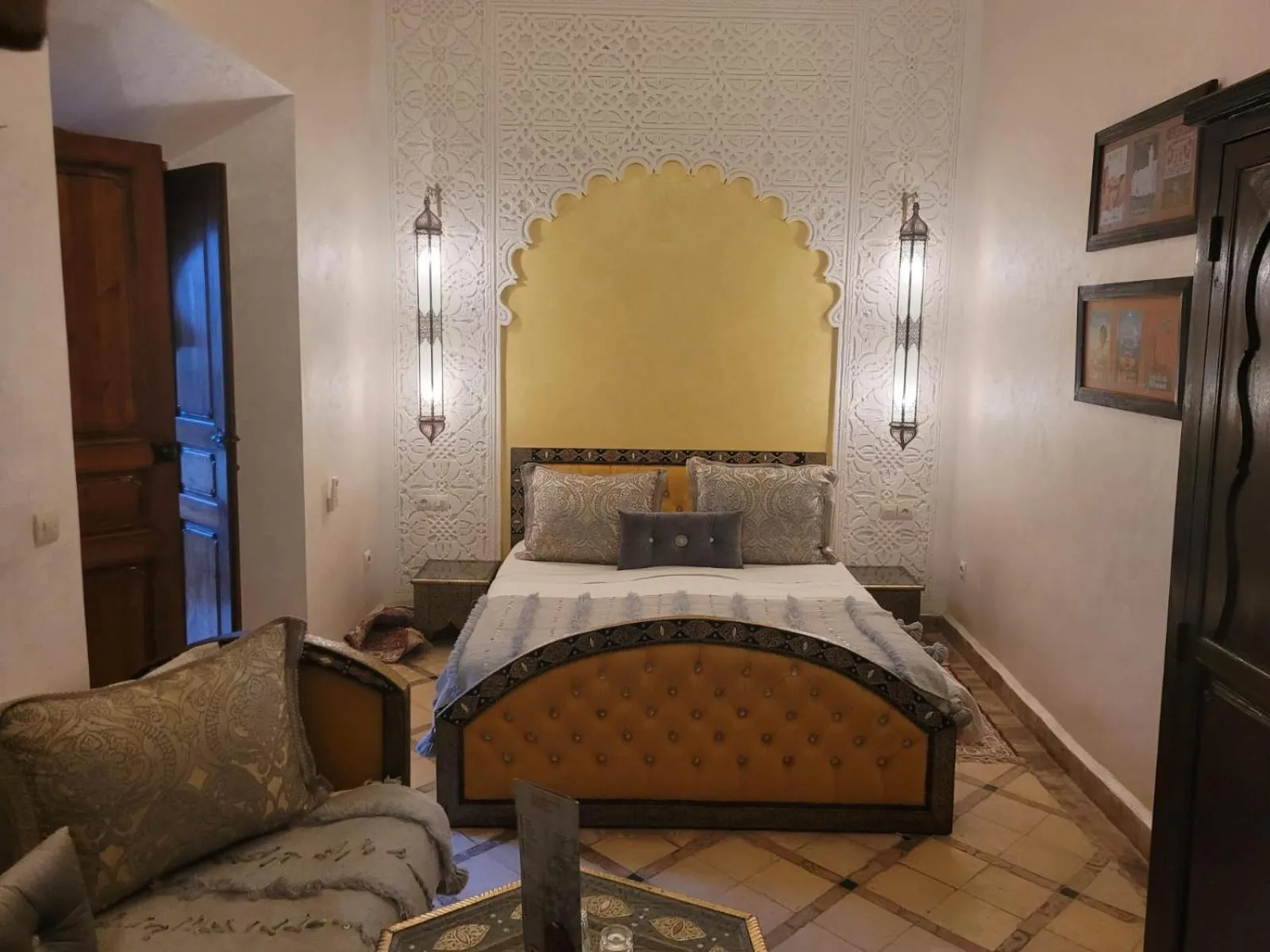 Bedroom, Bed in Riad Bayti