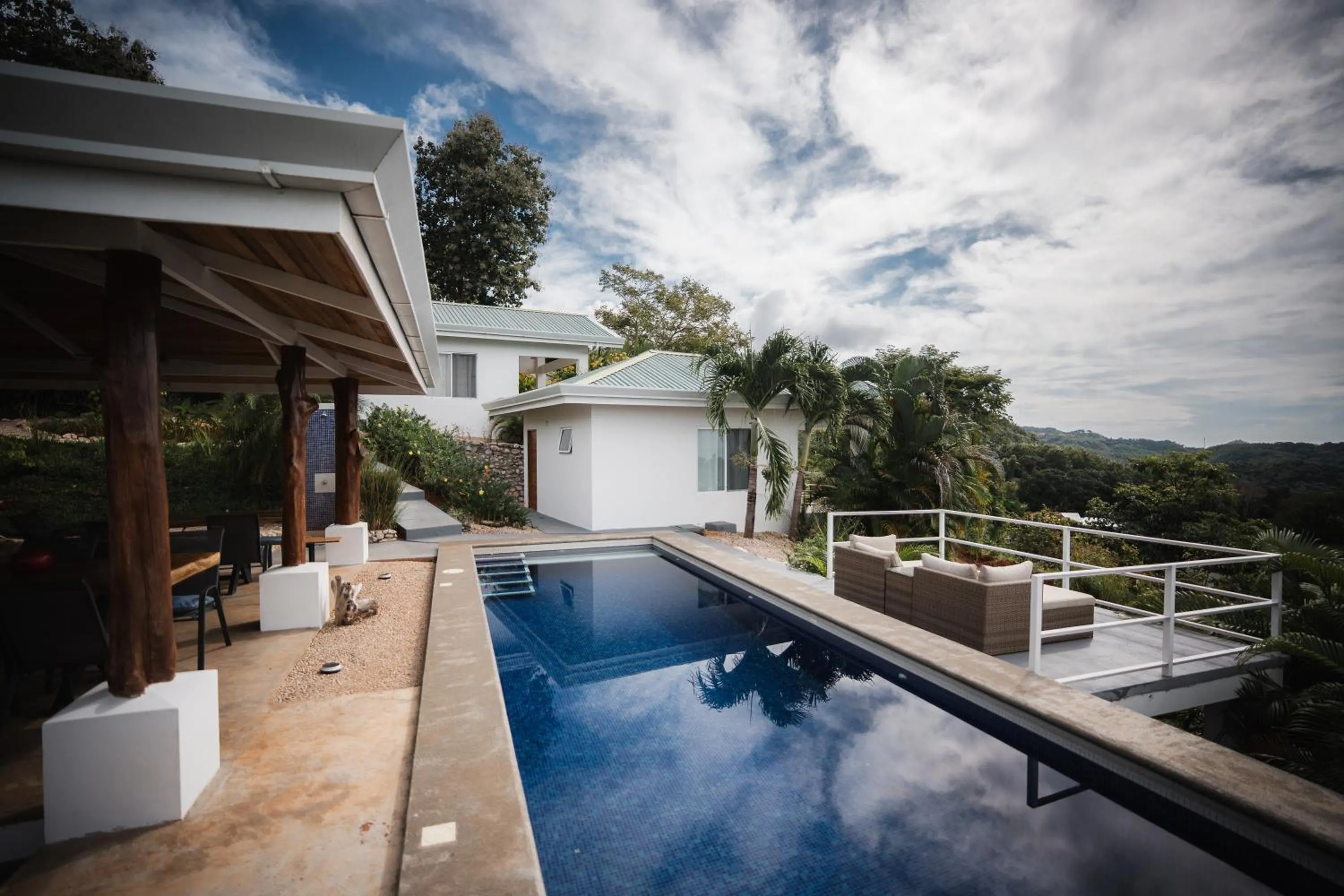 Swimming pool in Lodge Las Estrellas de Samara - Ocean View