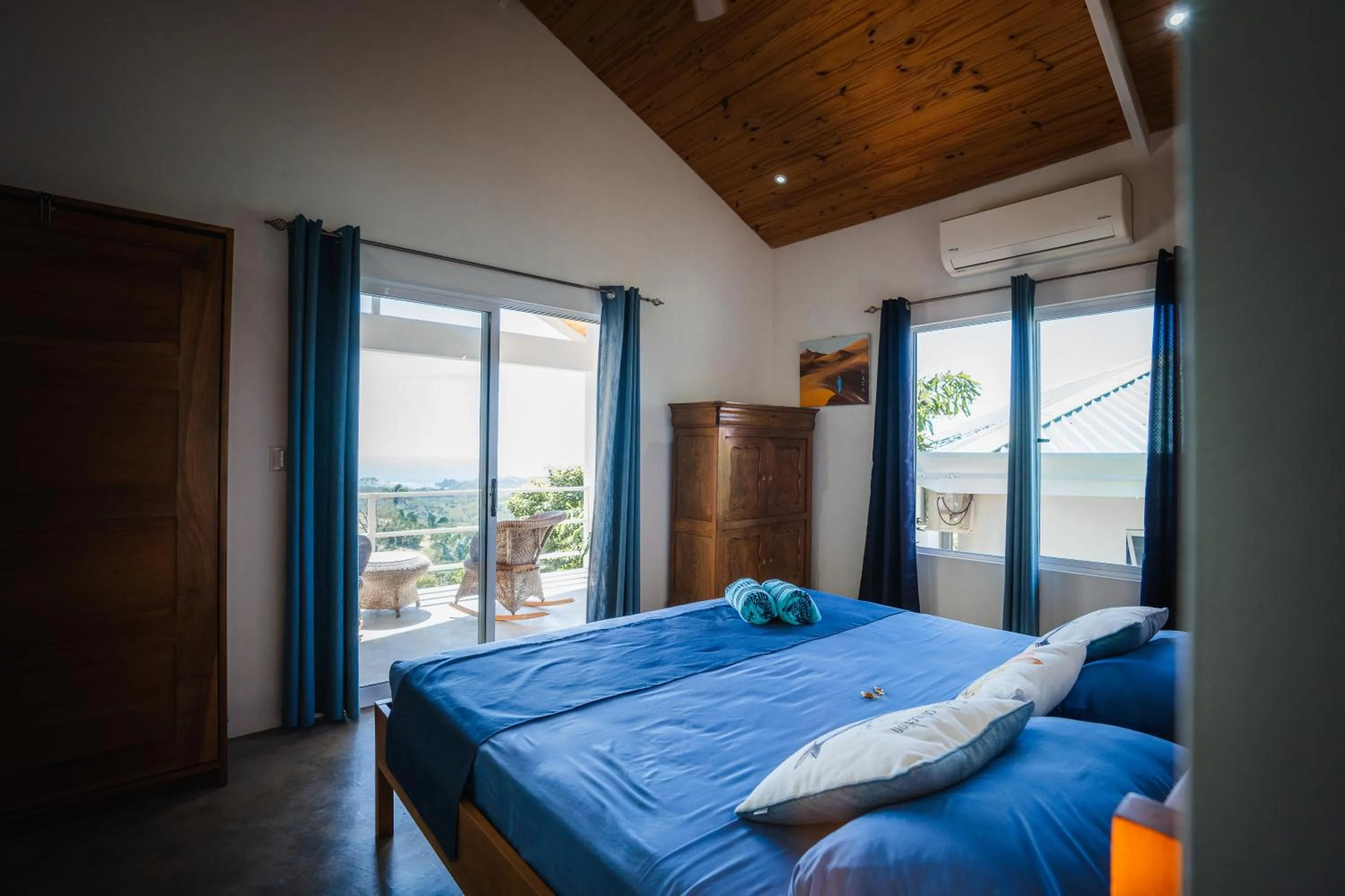 Bedroom, Bed in Lodge Las Estrellas de Samara - Ocean View