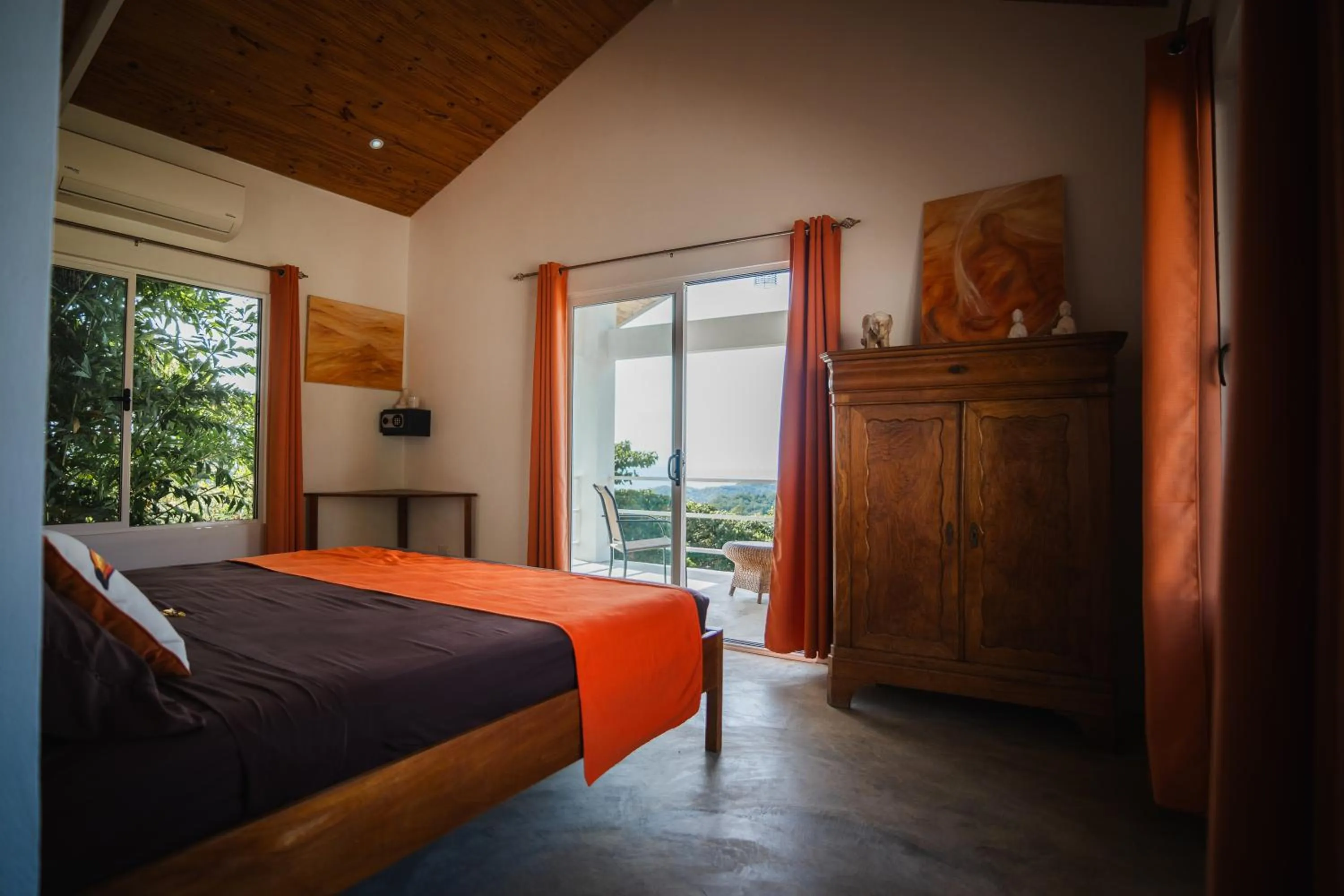 Bedroom, Bed in Lodge Las Estrellas de Samara - Ocean View