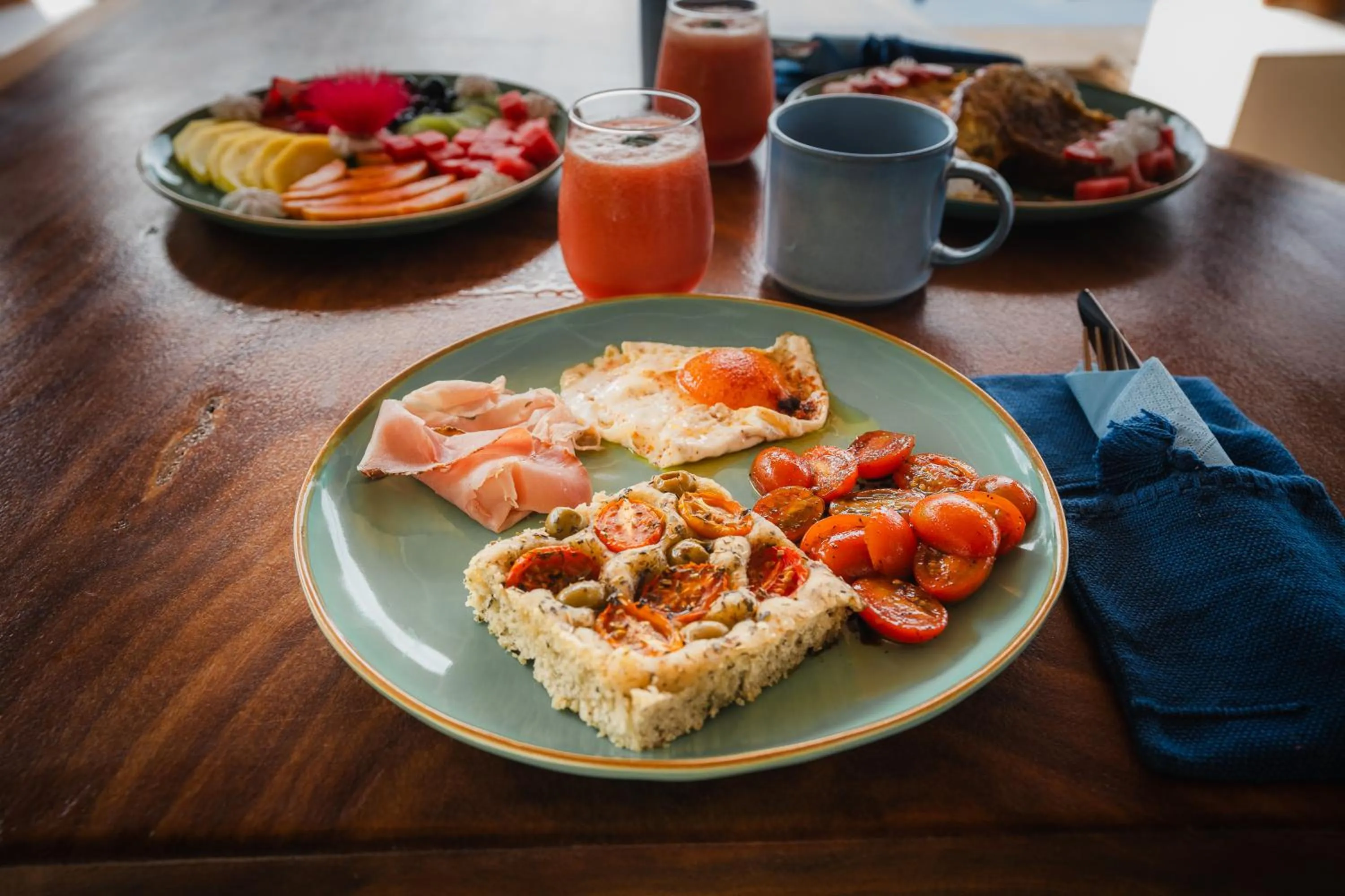 Breakfast in Lodge Las Estrellas de Samara - Ocean View