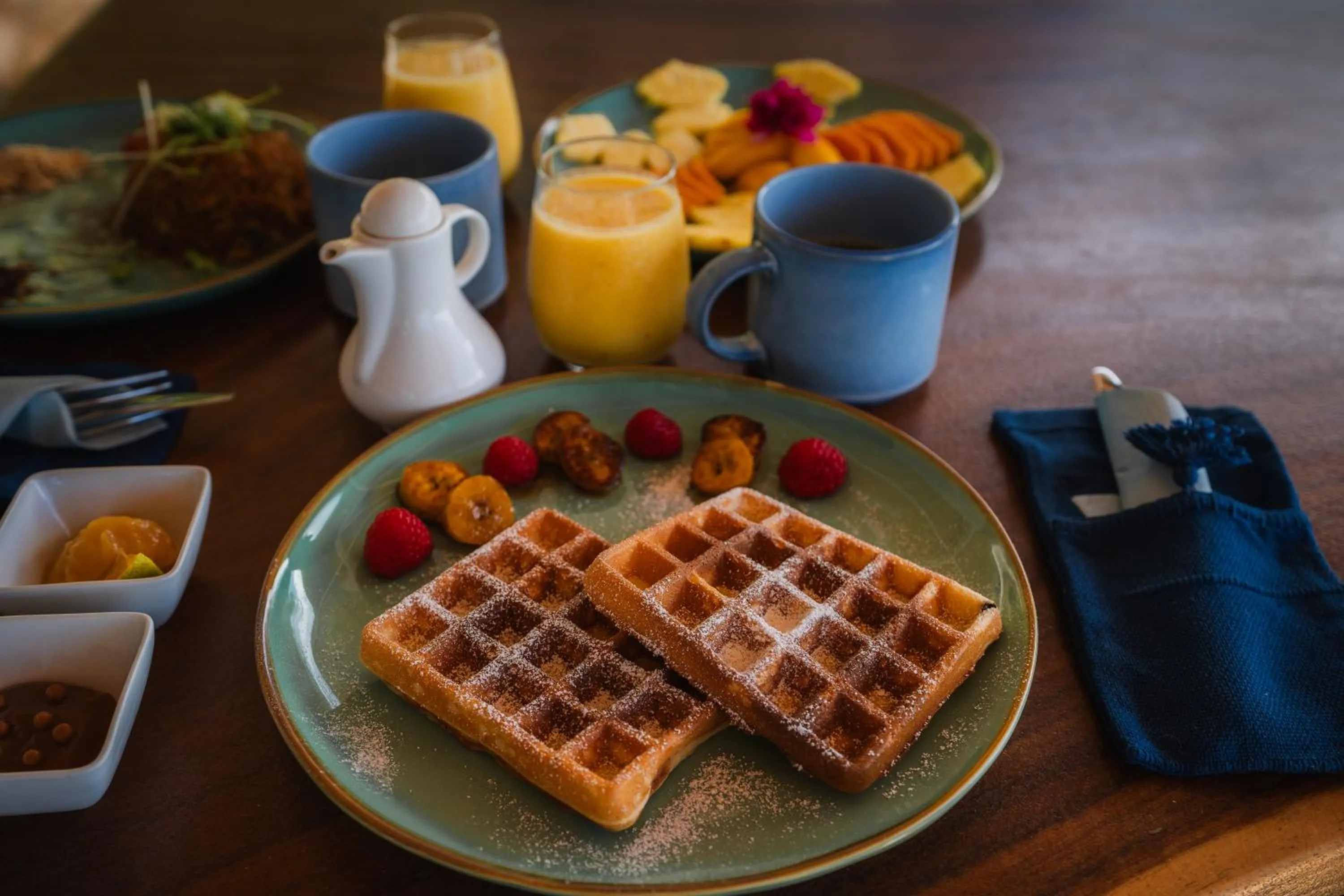 Breakfast in Lodge Las Estrellas de Samara - Ocean View