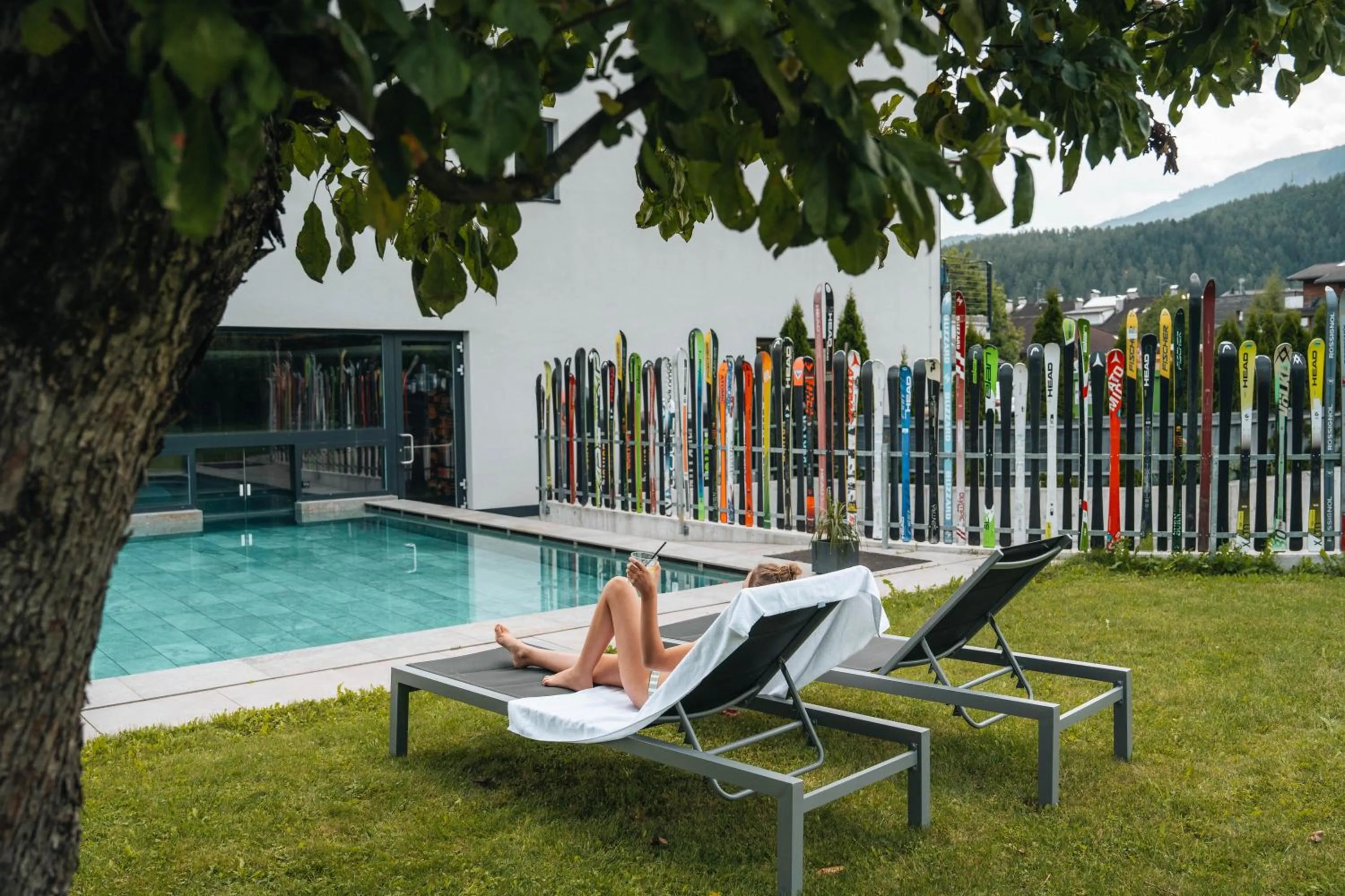 Swimming pool in Hotel Wochtla Buam