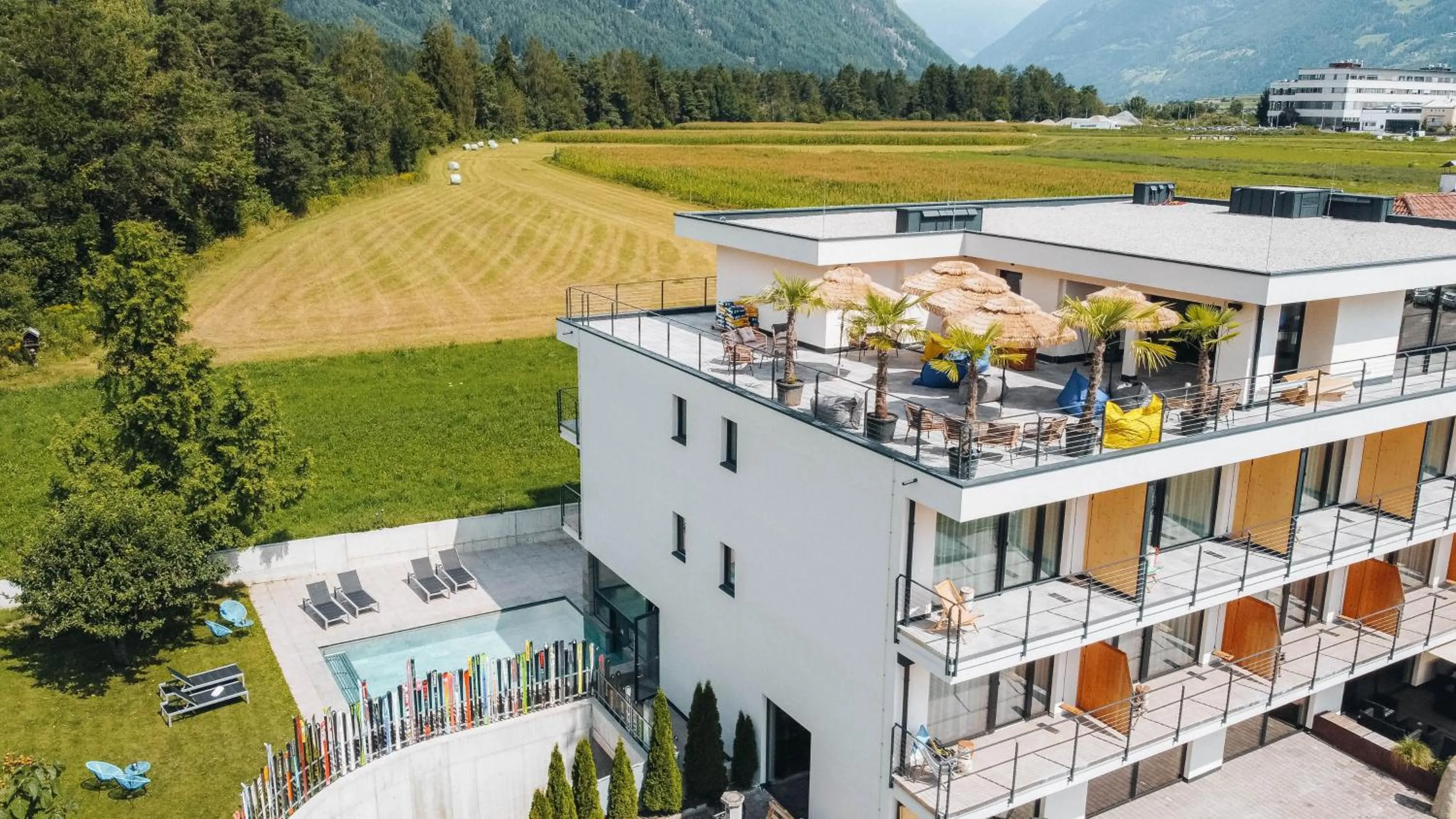 Property building in Hotel Wochtla Buam