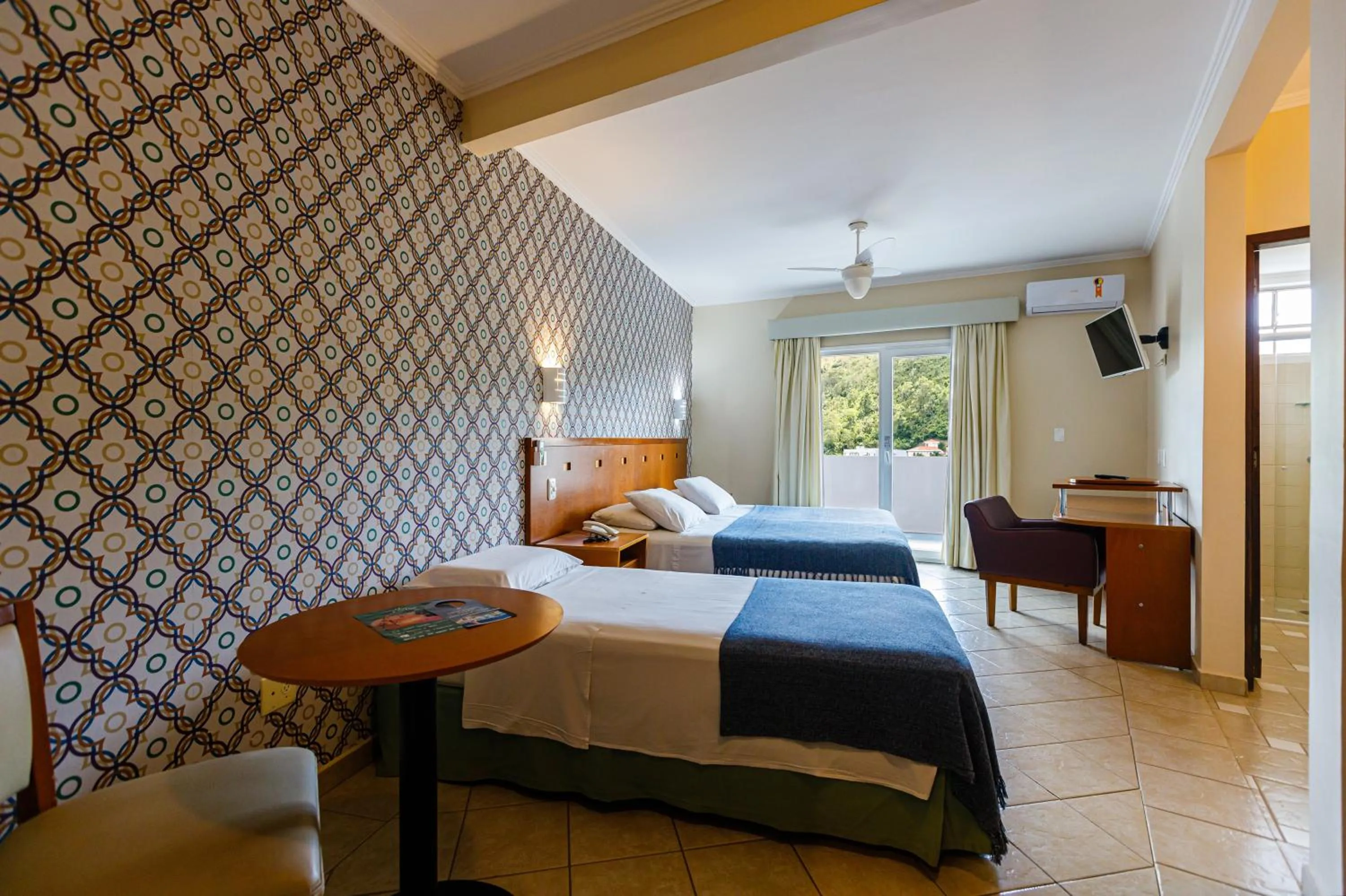 Bed in Panorama Hotel & Spa