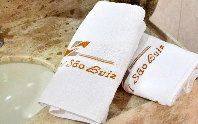 Bathroom in Hotel São Luiz