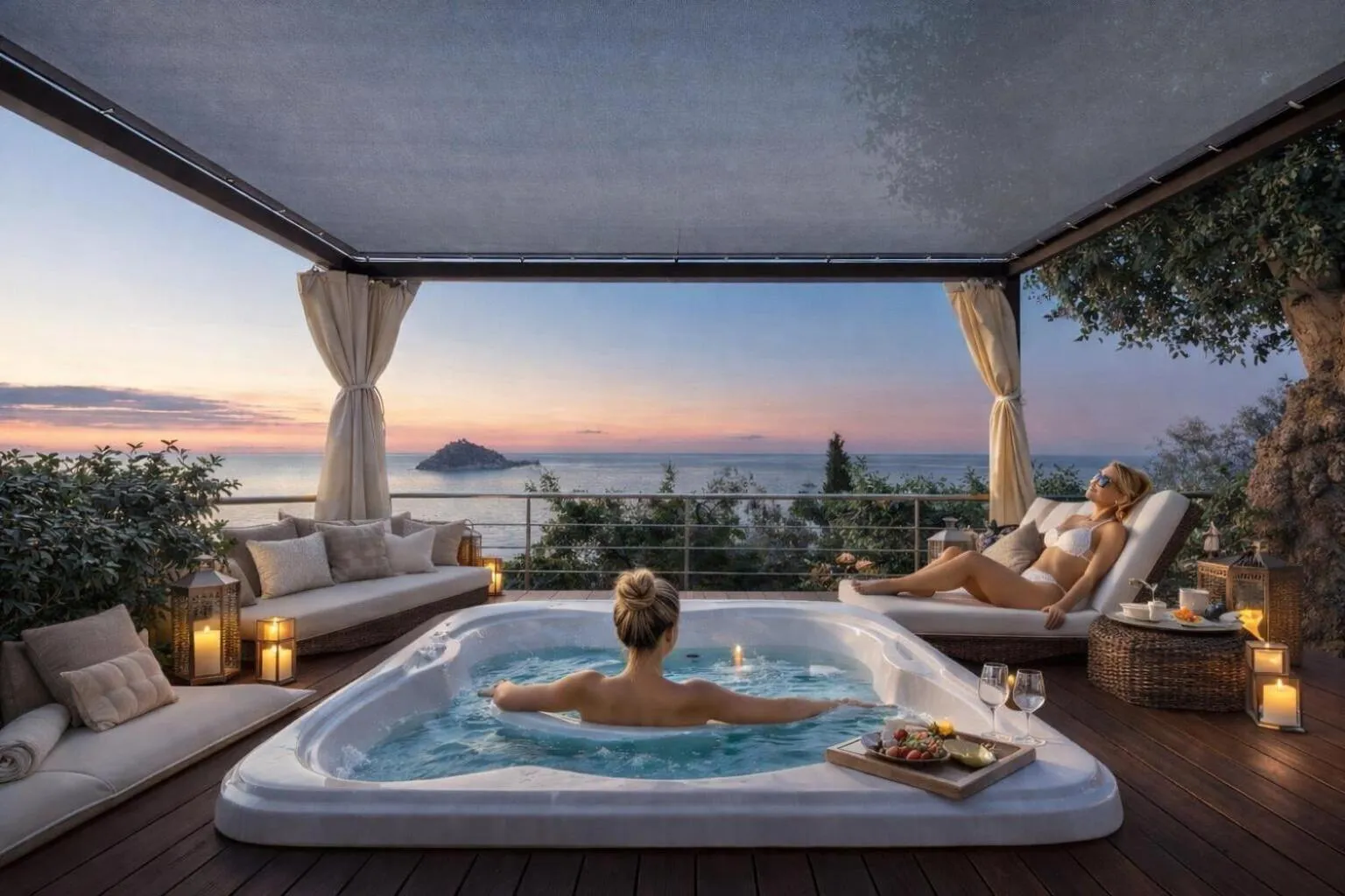 Hot Tub in Baba Residences