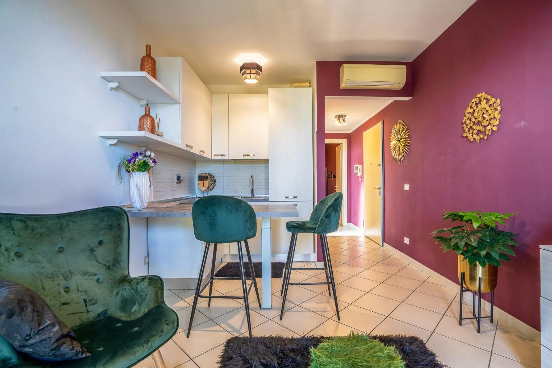 Kitchen or kitchenette in Baba Residences