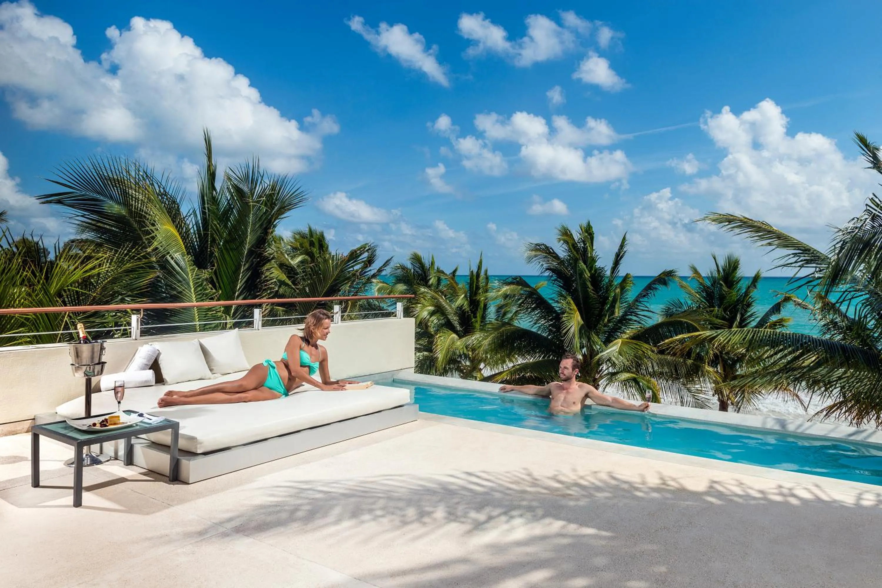 Swimming pool in Blue Diamond Luxury Boutique - All Inclusive Adults Only