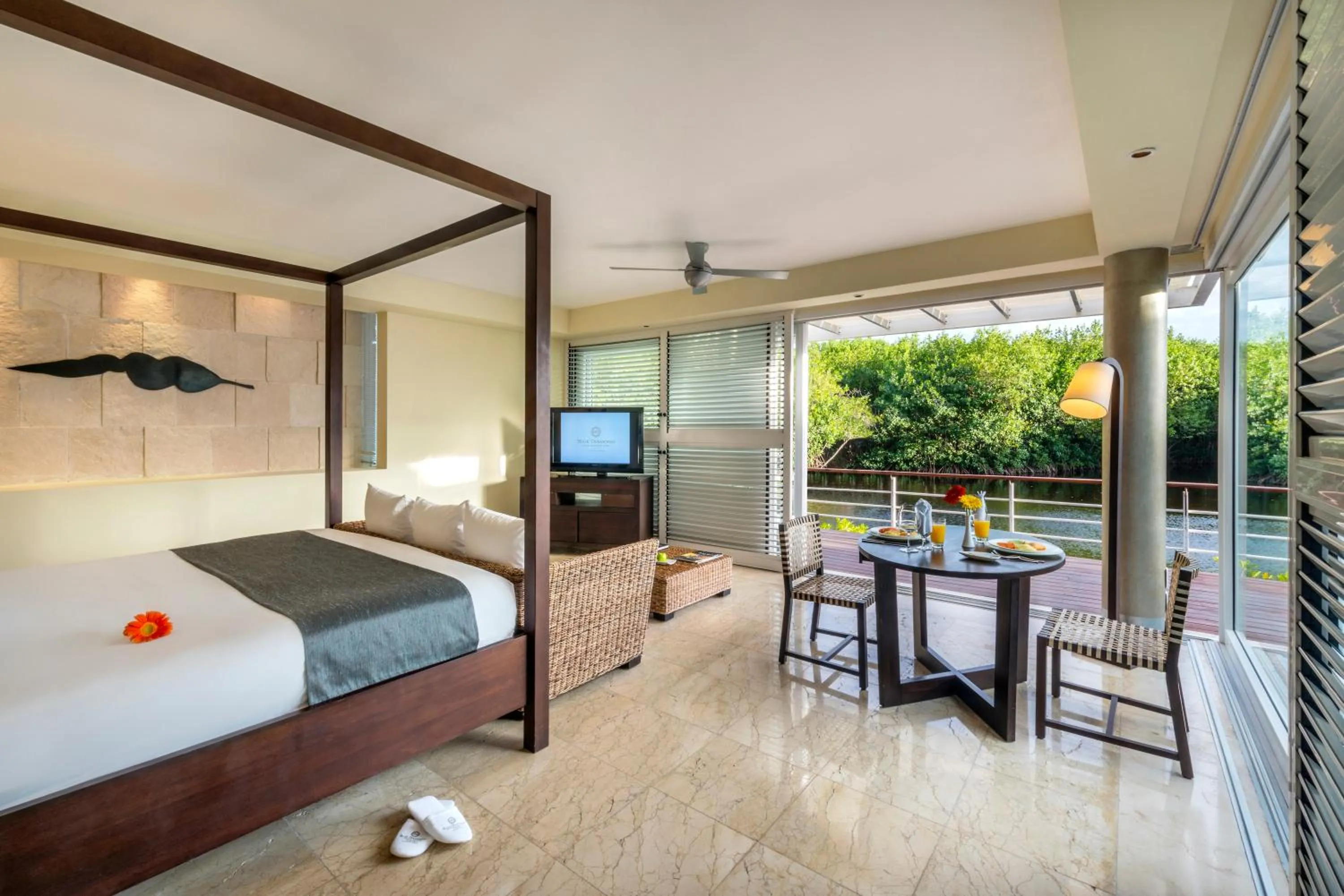 Bed in Blue Diamond Luxury Boutique - All Inclusive Adults Only