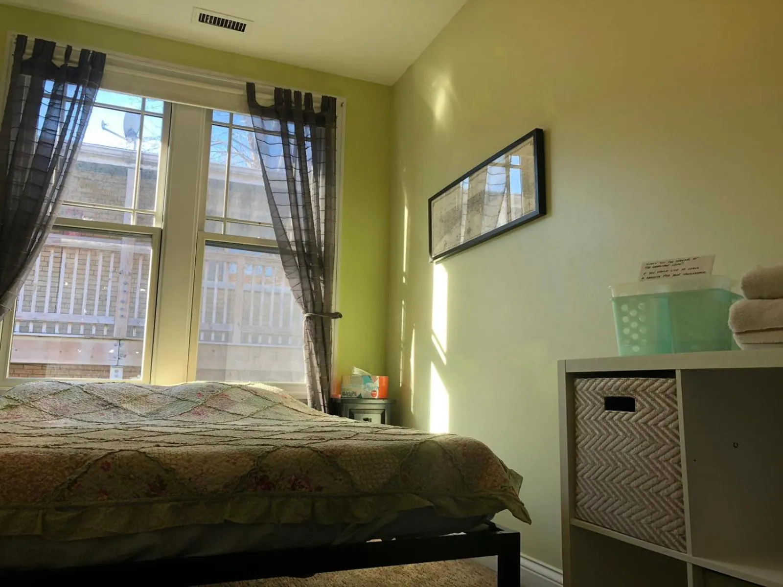 Bed in The Greenleaf House