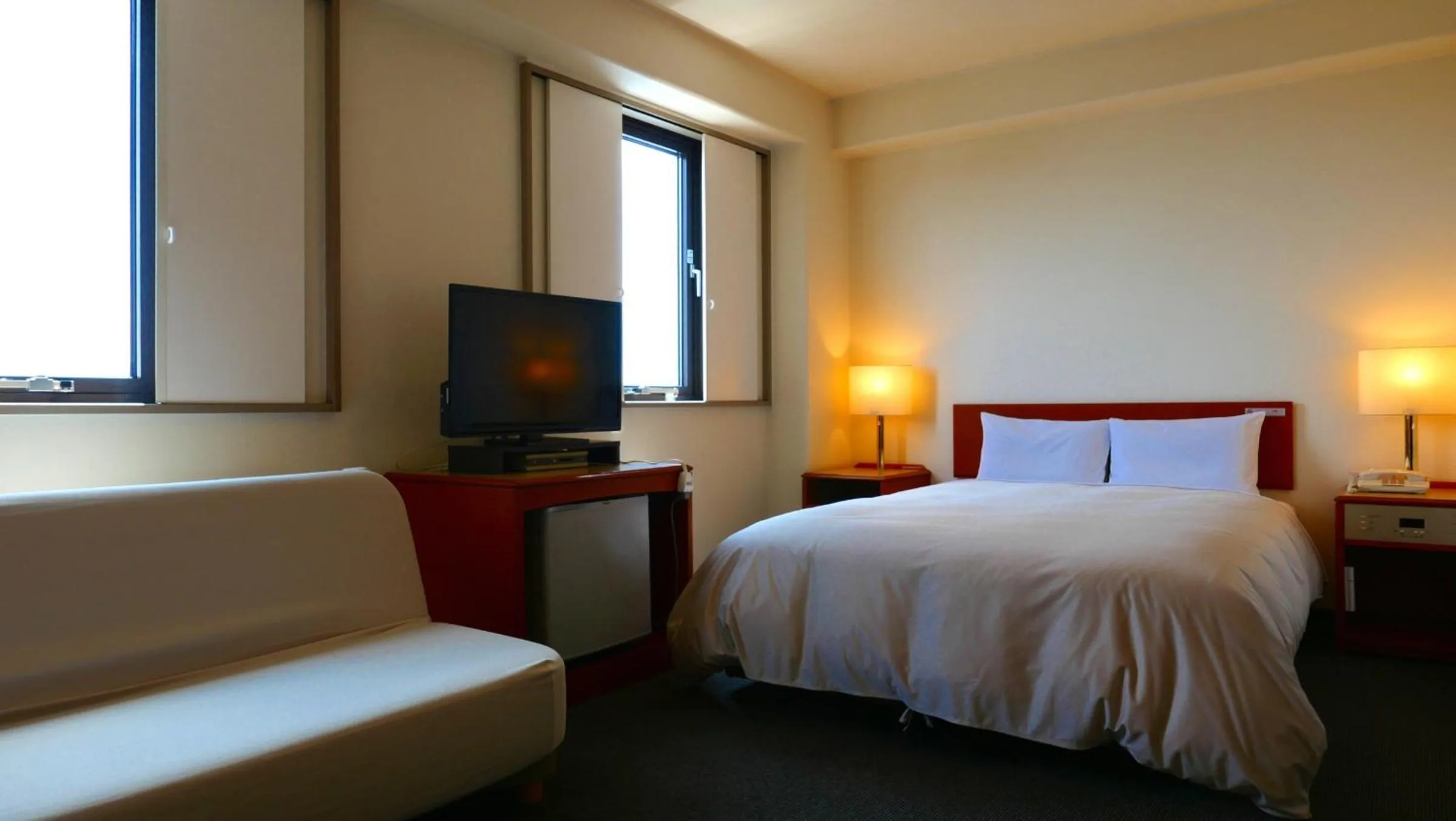 Bed in Tourist Hotel Hitachi