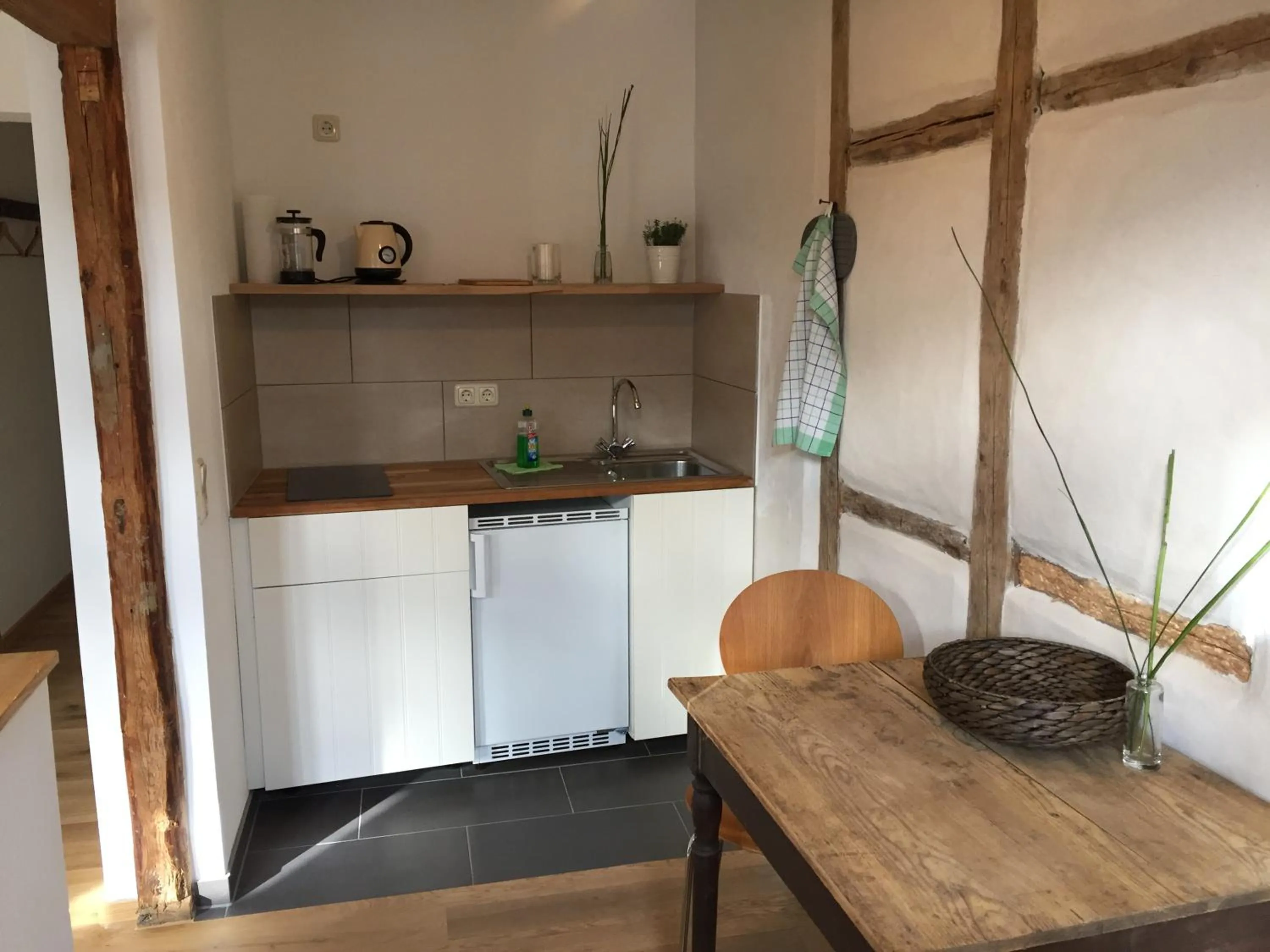 Kitchen or kitchenette in Stella Apartments am Erfurter Dom