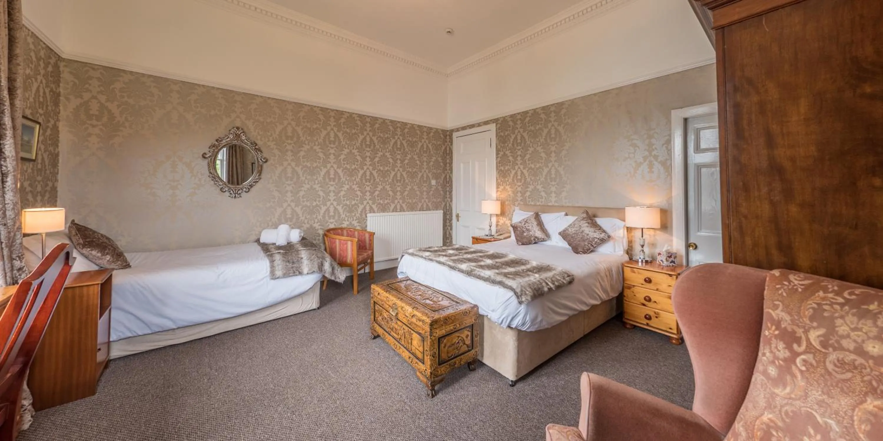 Bedroom, Bed in Craigard House Hotel
