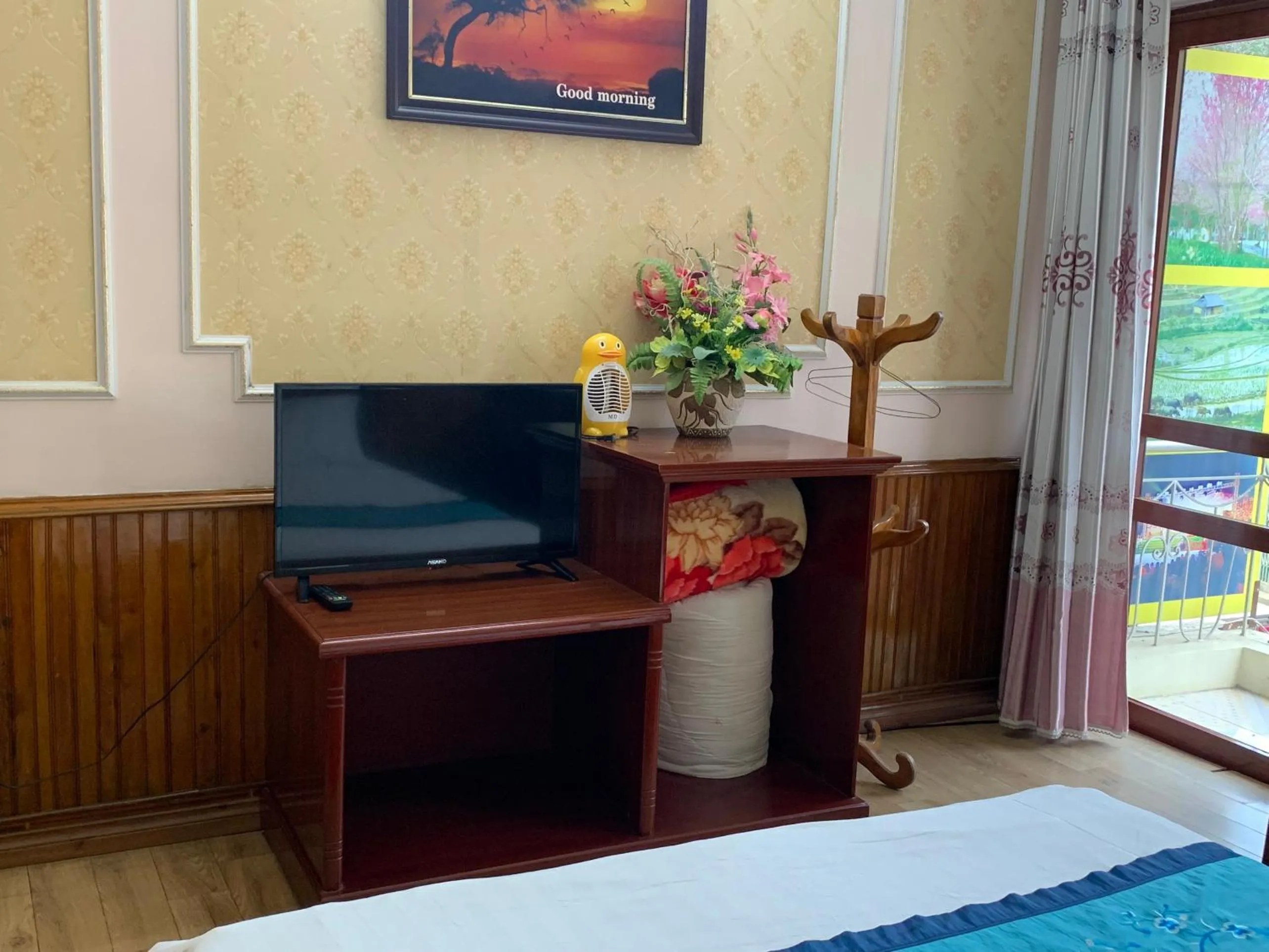 Bed in Ngan Nga Bac Ha Hotel