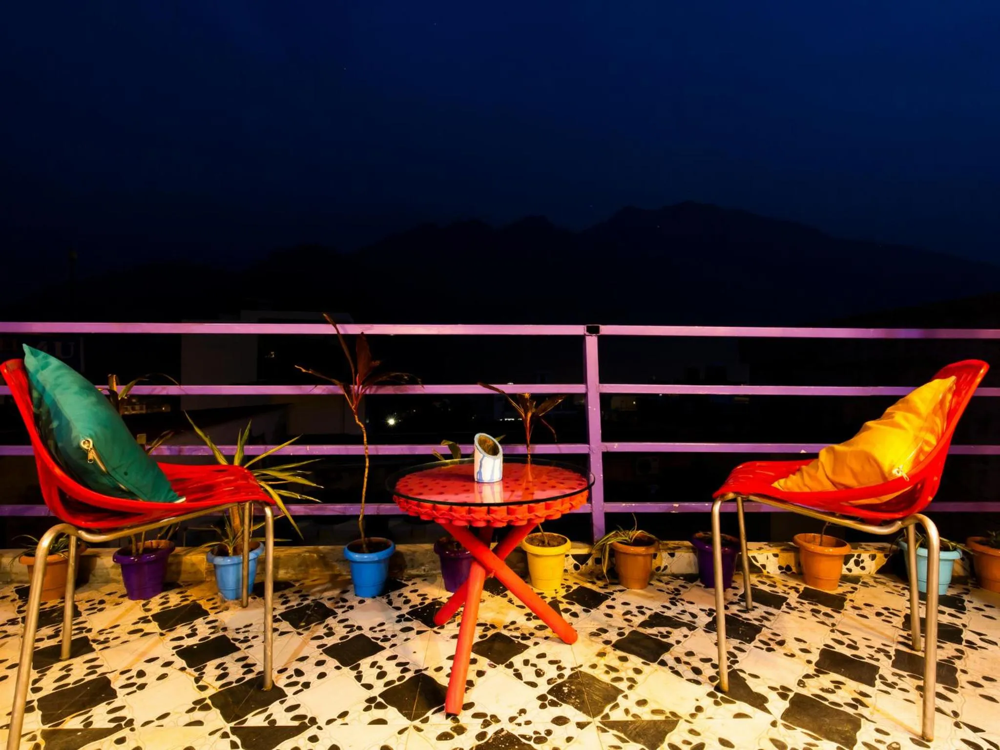 Balcony/Terrace in goSTOPS Rishikesh, Tapovan