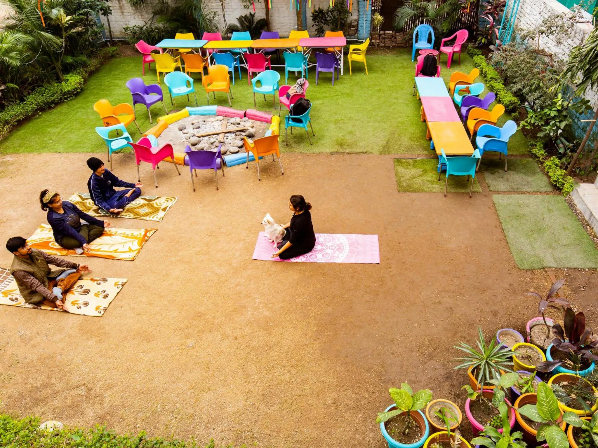 Garden view in goSTOPS Rishikesh, Tapovan
