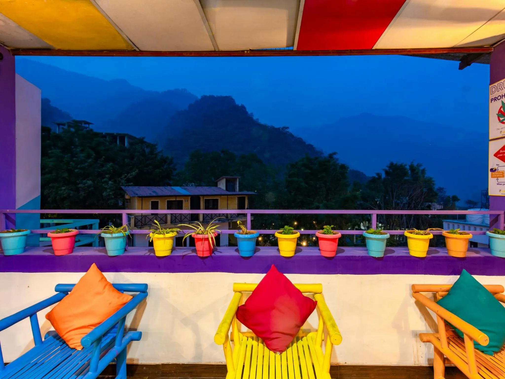 Mountain view in goSTOPS Rishikesh, Tapovan