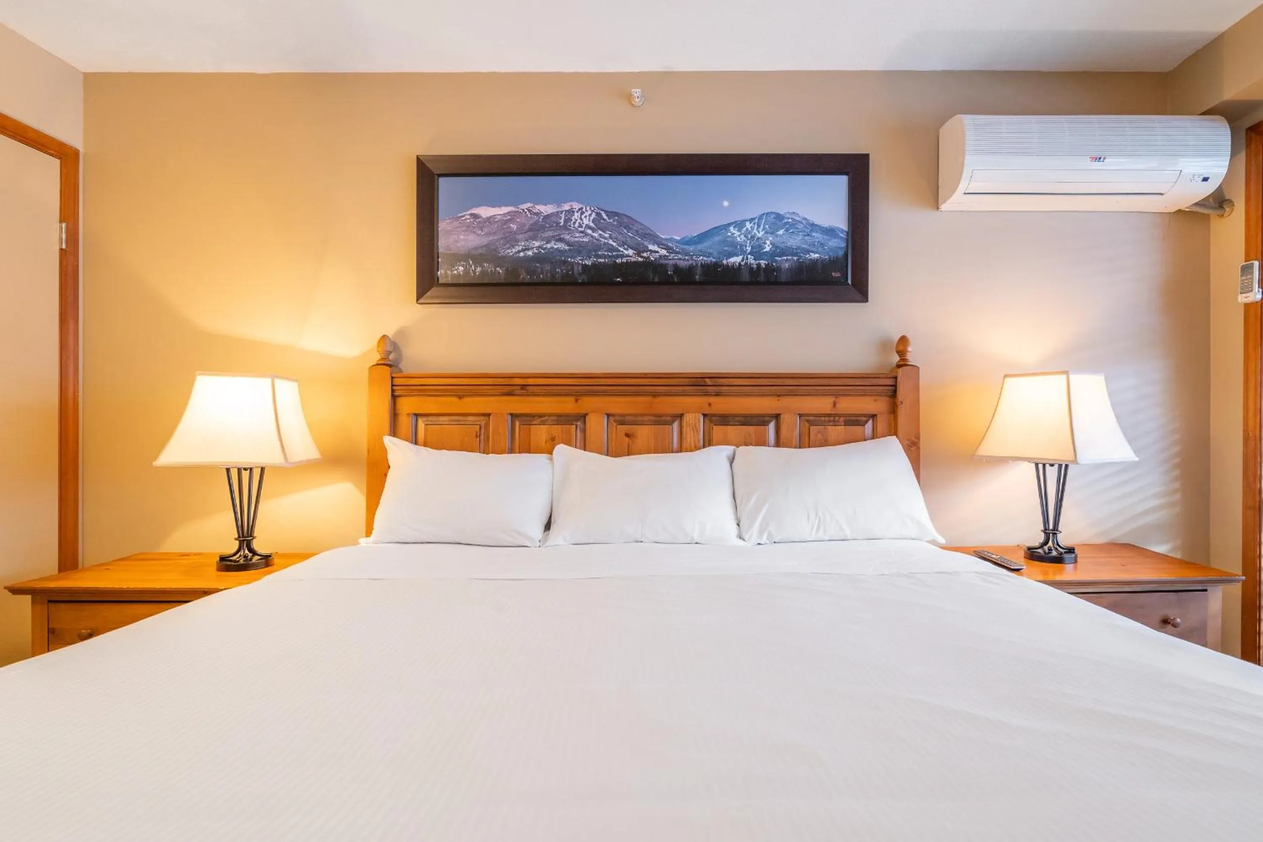 Bed in #433 The Aspens On Blackcomb