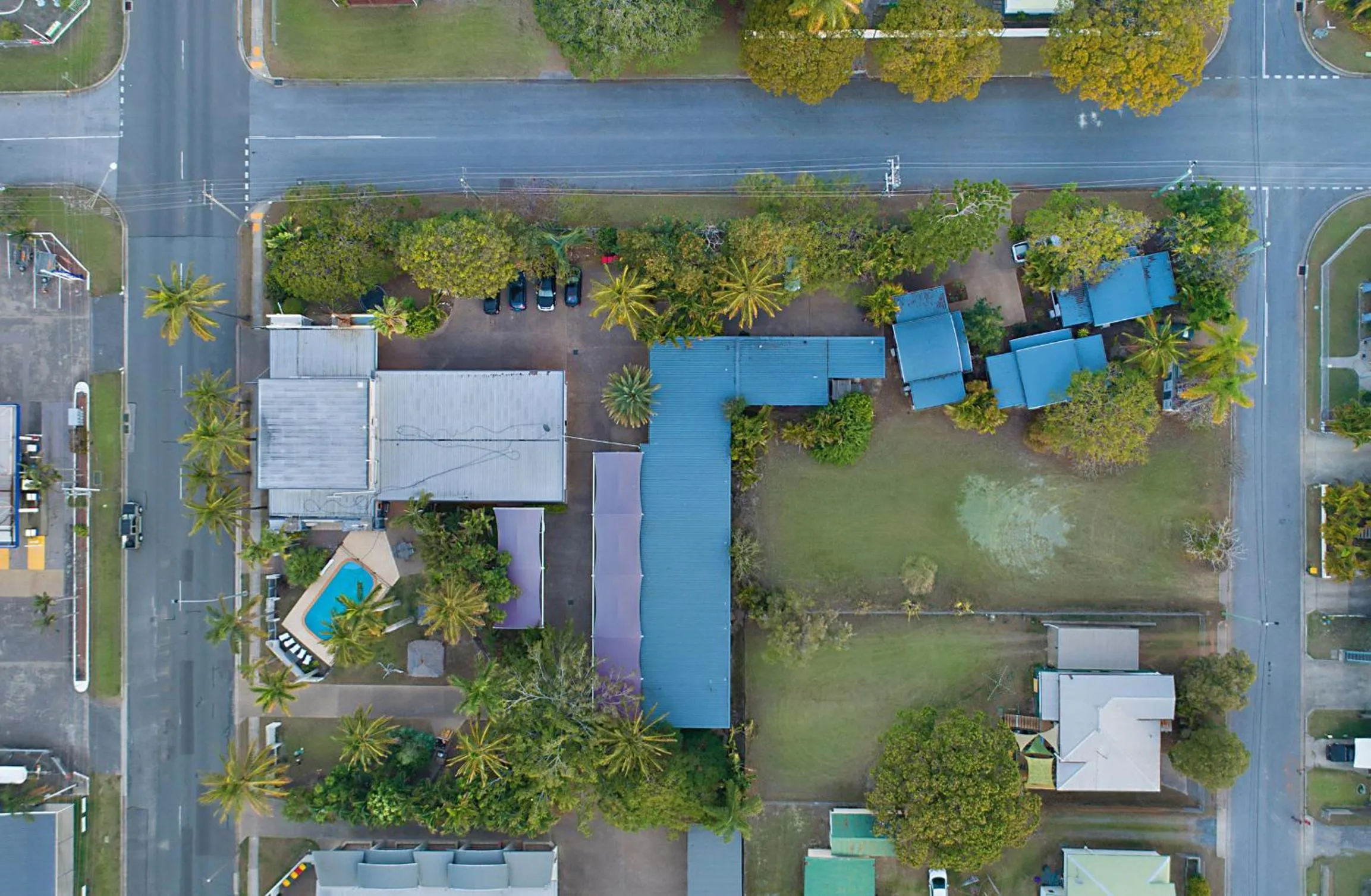 Bird's eye view in South Gladstone Motel