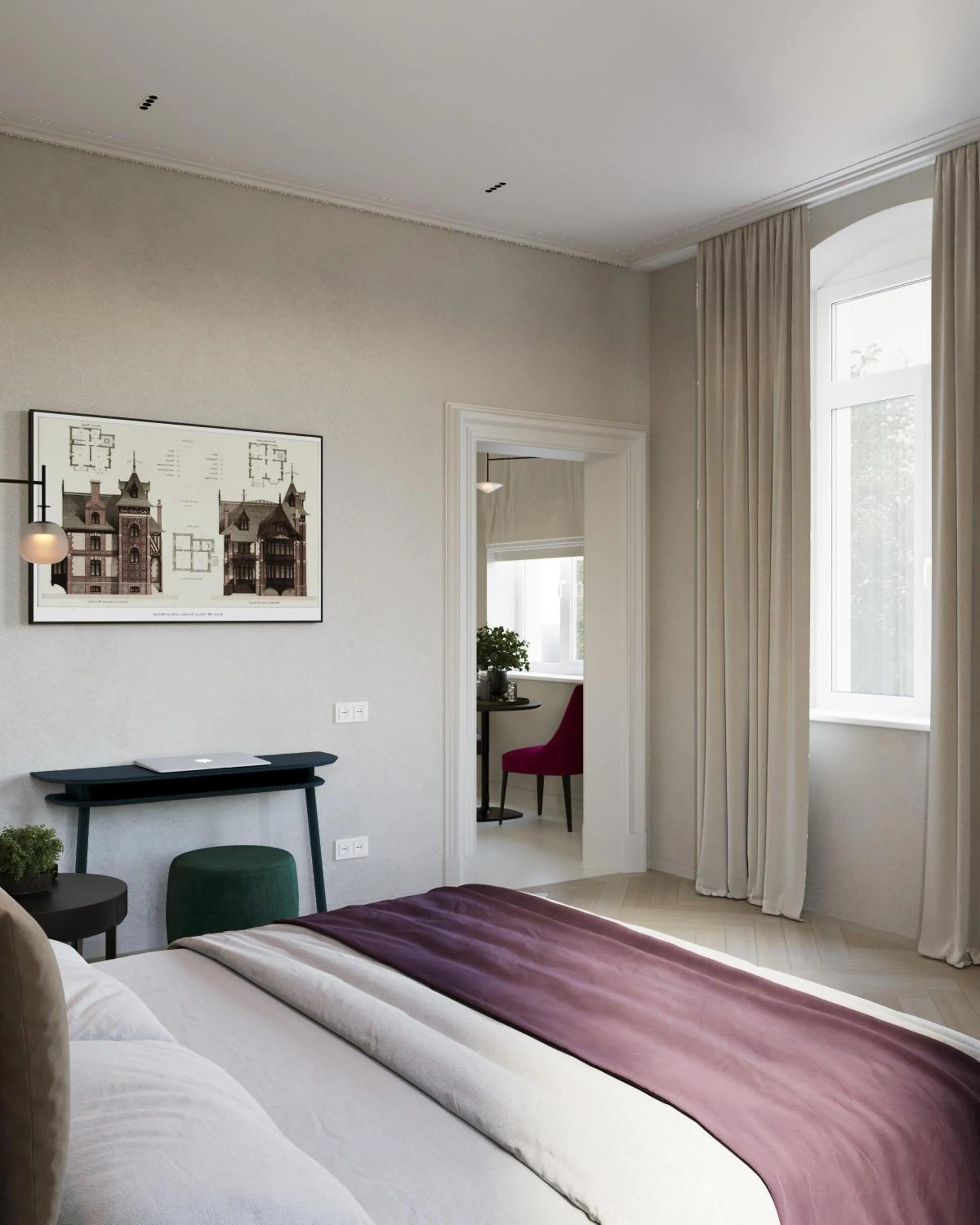 Photo of the whole room, Bed in Villa & Hotel Am Park