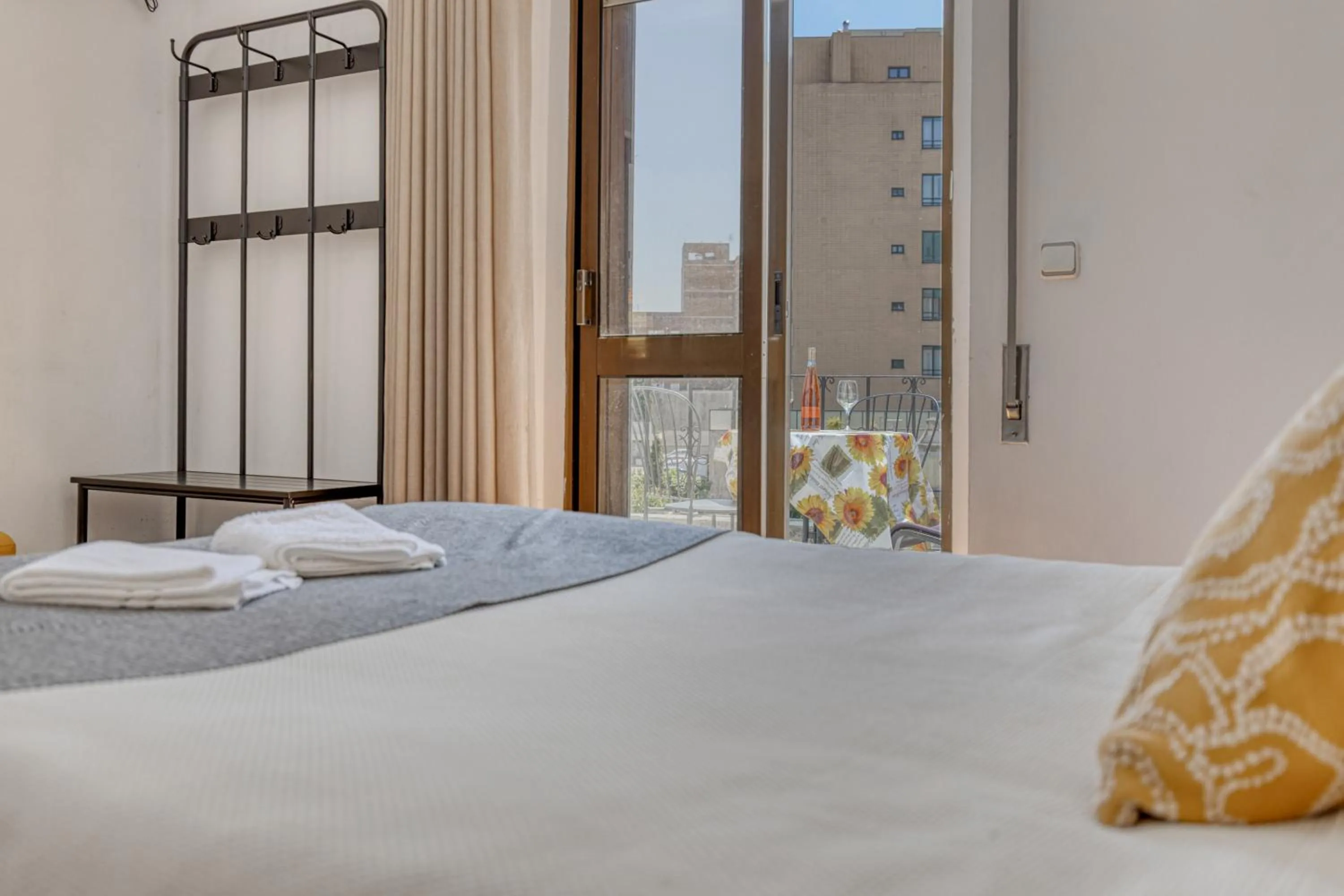 Bed in Hotel Borsalino