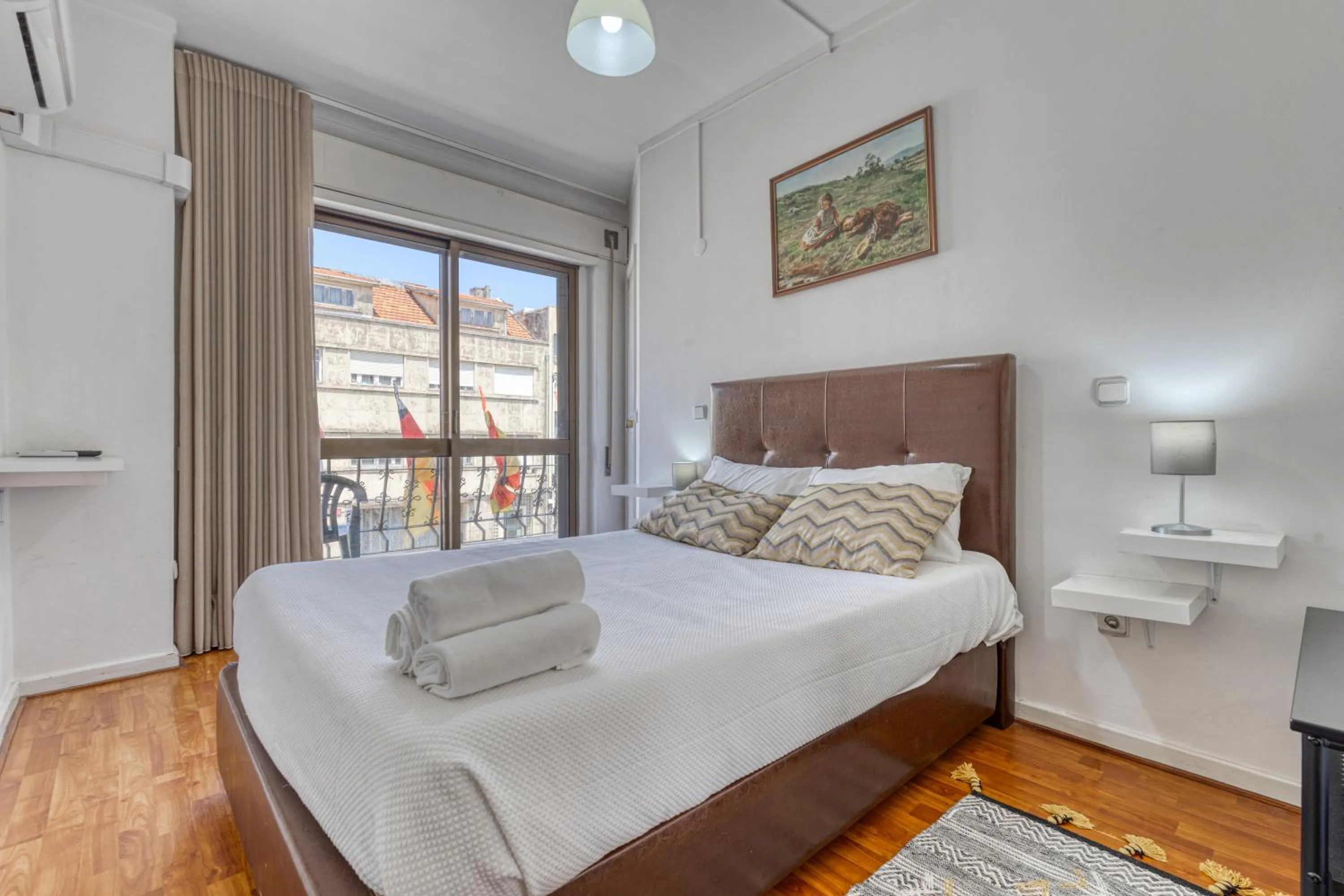 Bed in Hotel Borsalino