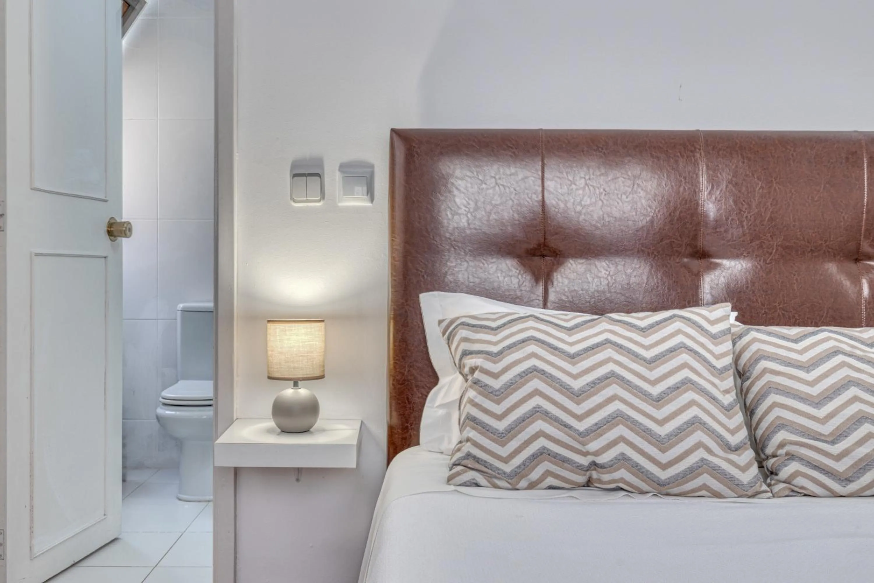 Bed in Hotel Borsalino