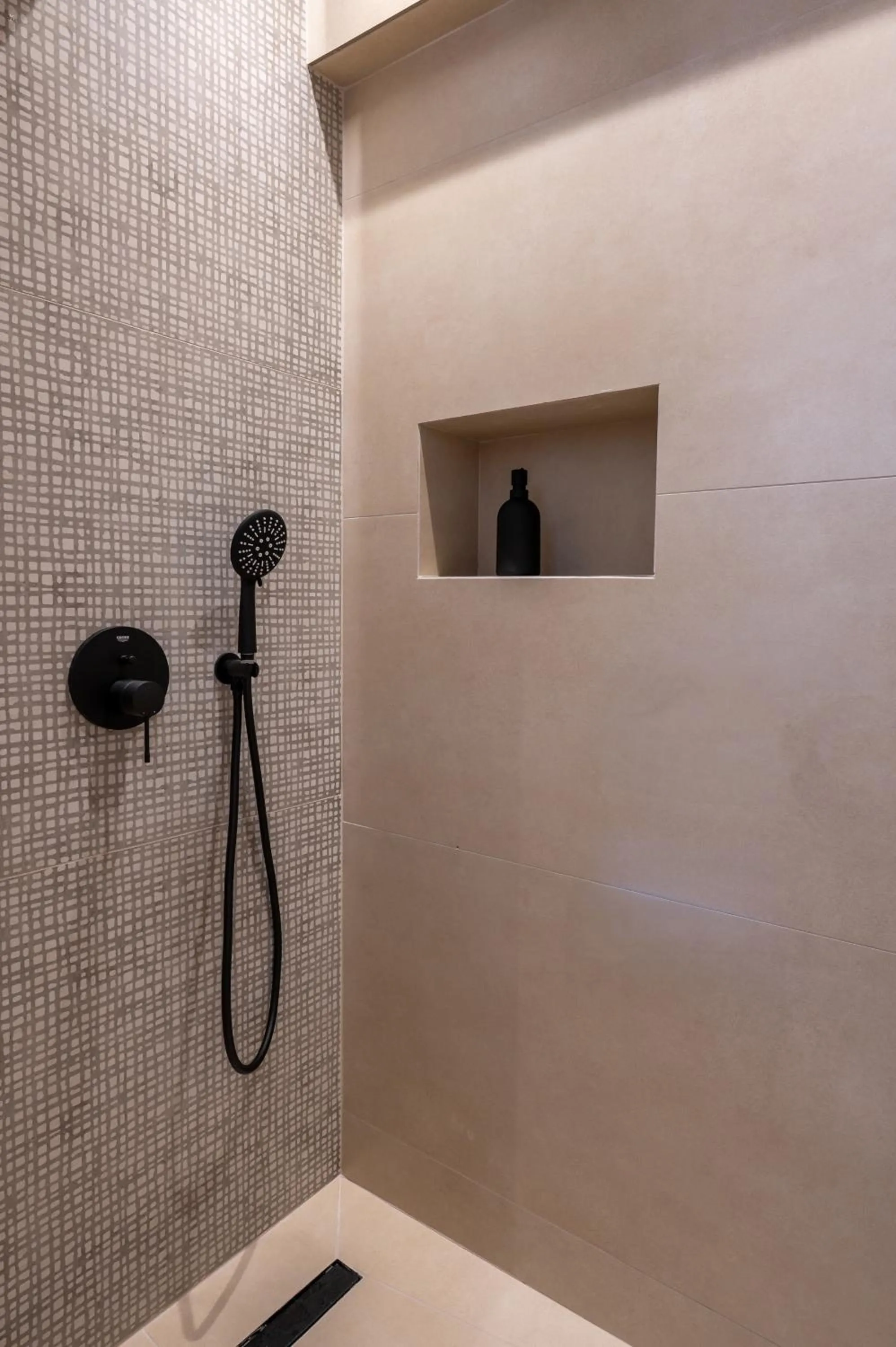 Shower in Socrates Apartments