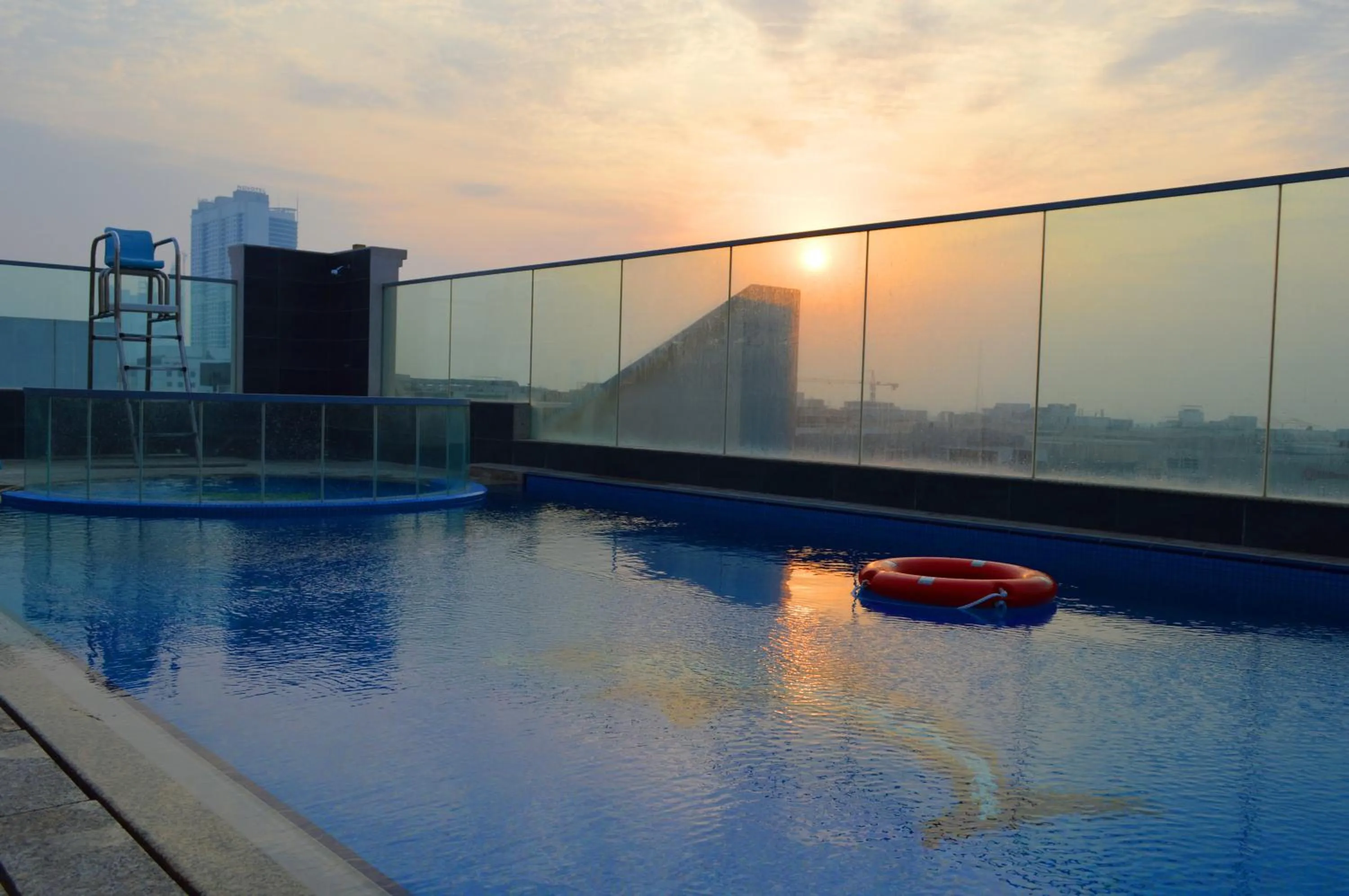 Pool view in Tulip Al Barsha Hotel Apartment