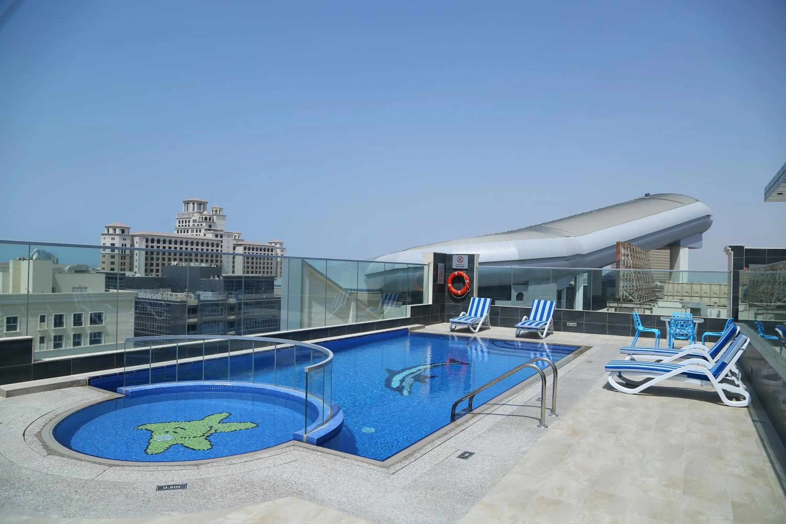 Swimming pool in Tulip Al Barsha Hotel Apartment