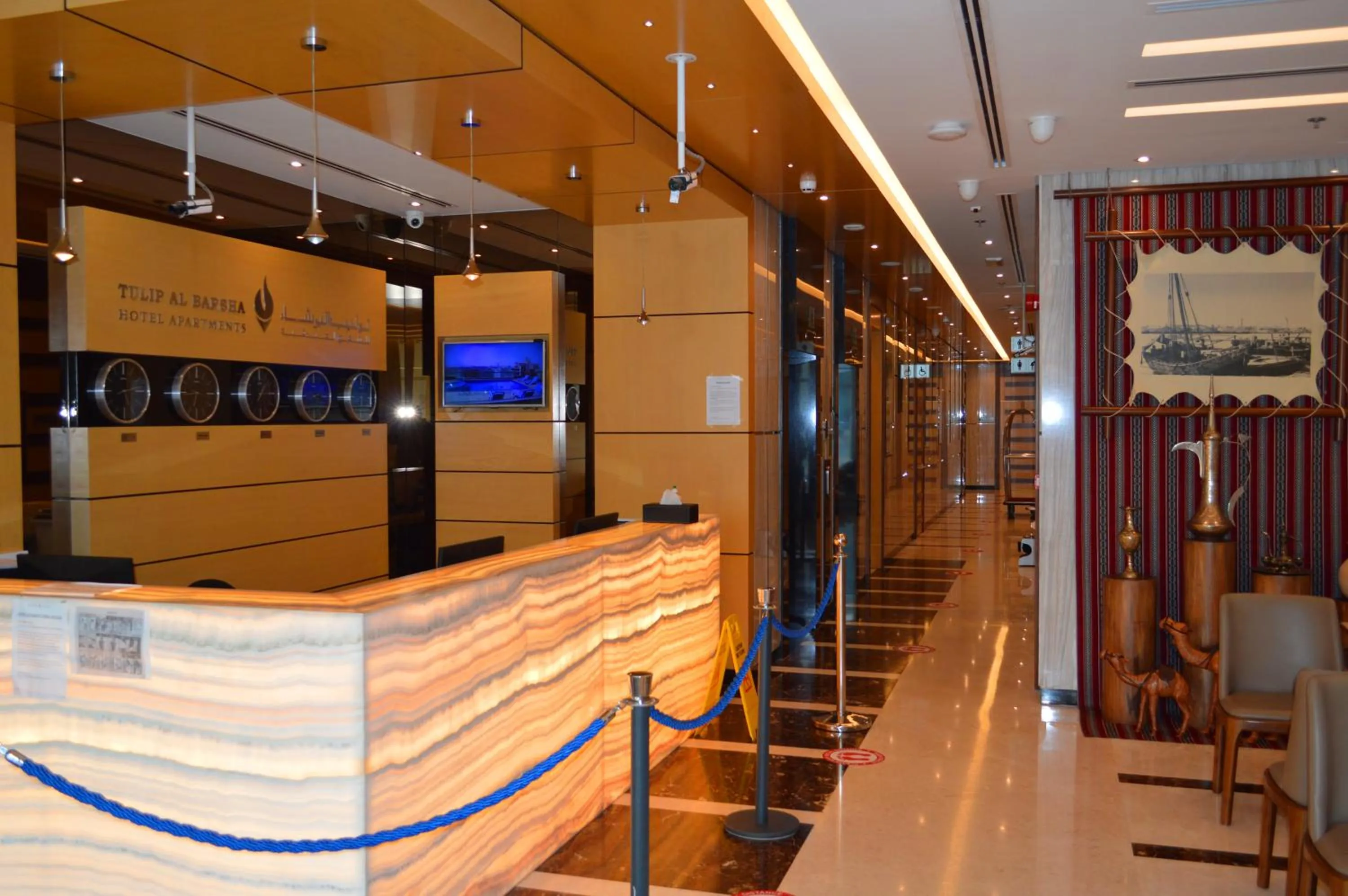 Lobby or reception in Tulip Al Barsha Hotel Apartment