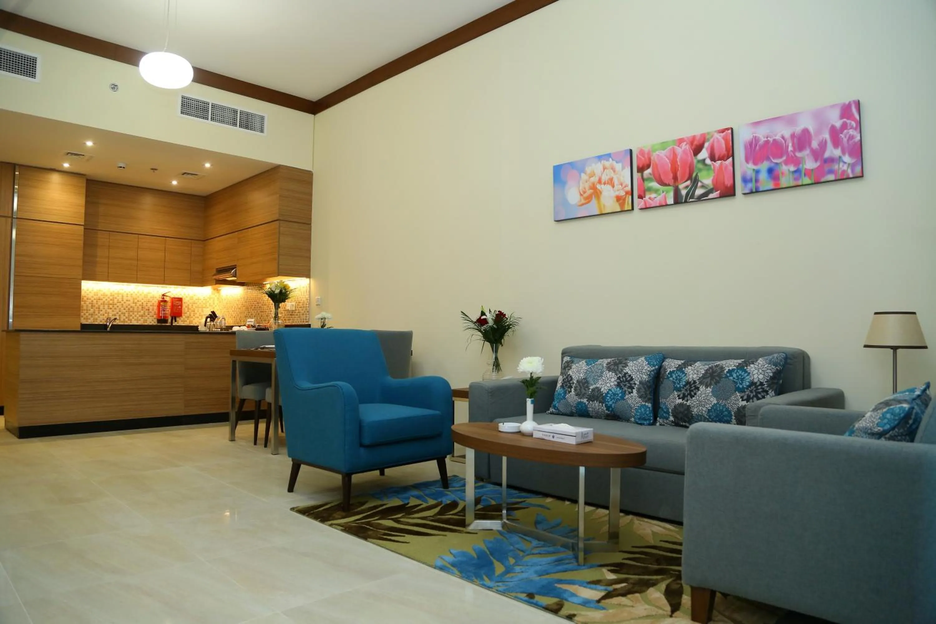 Living room in Tulip Al Barsha Hotel Apartment