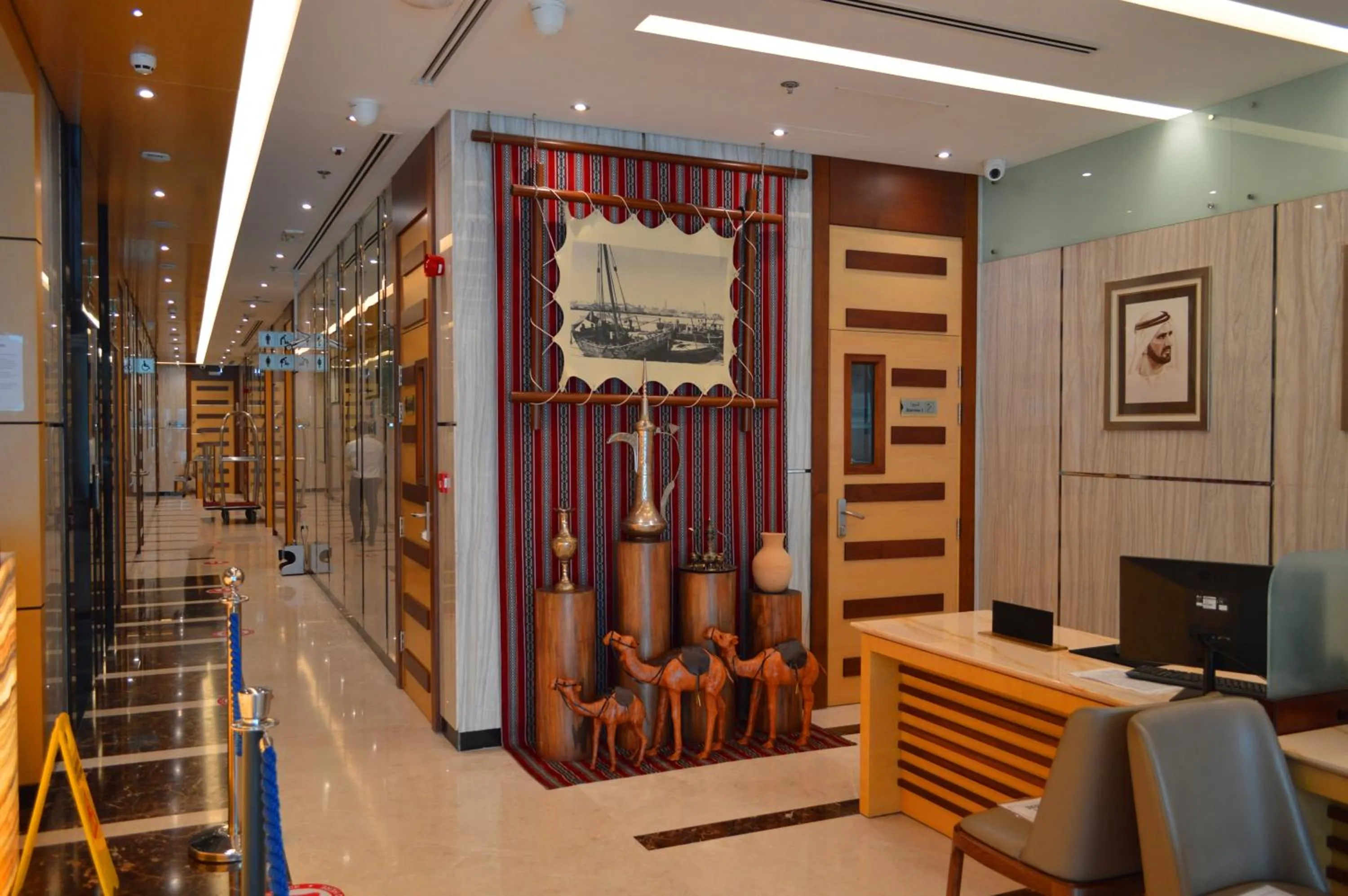 Lobby or reception in Tulip Al Barsha Hotel Apartment