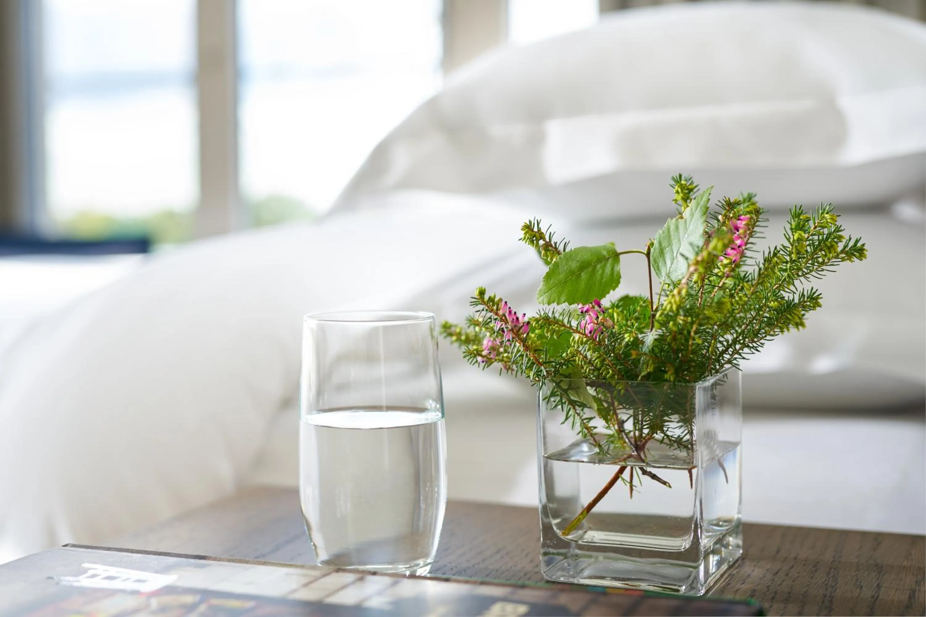 Decorative detail, Bed in Herbert Park Hotel and Park Residence