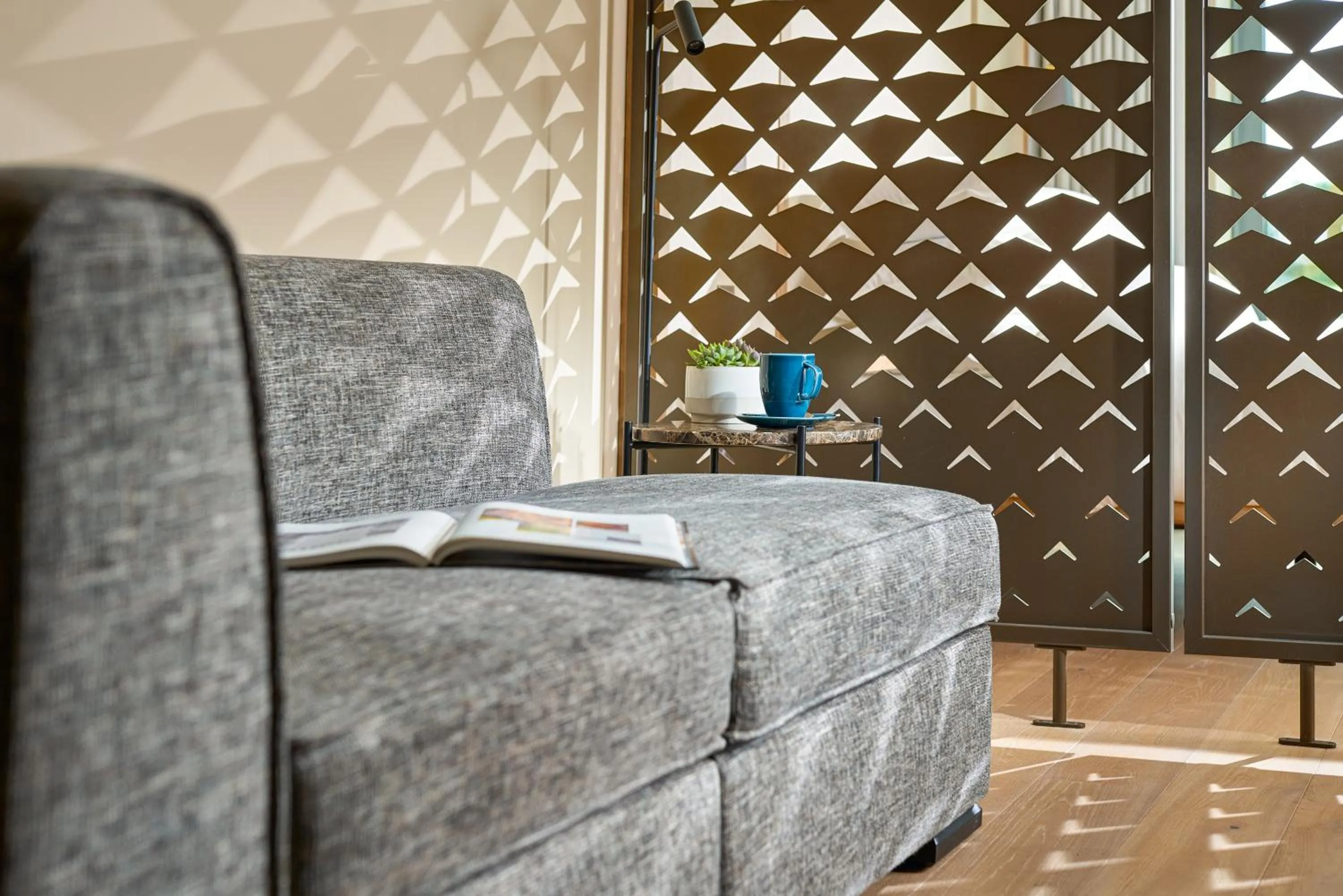 Living room in Herbert Park Hotel and Park Residence