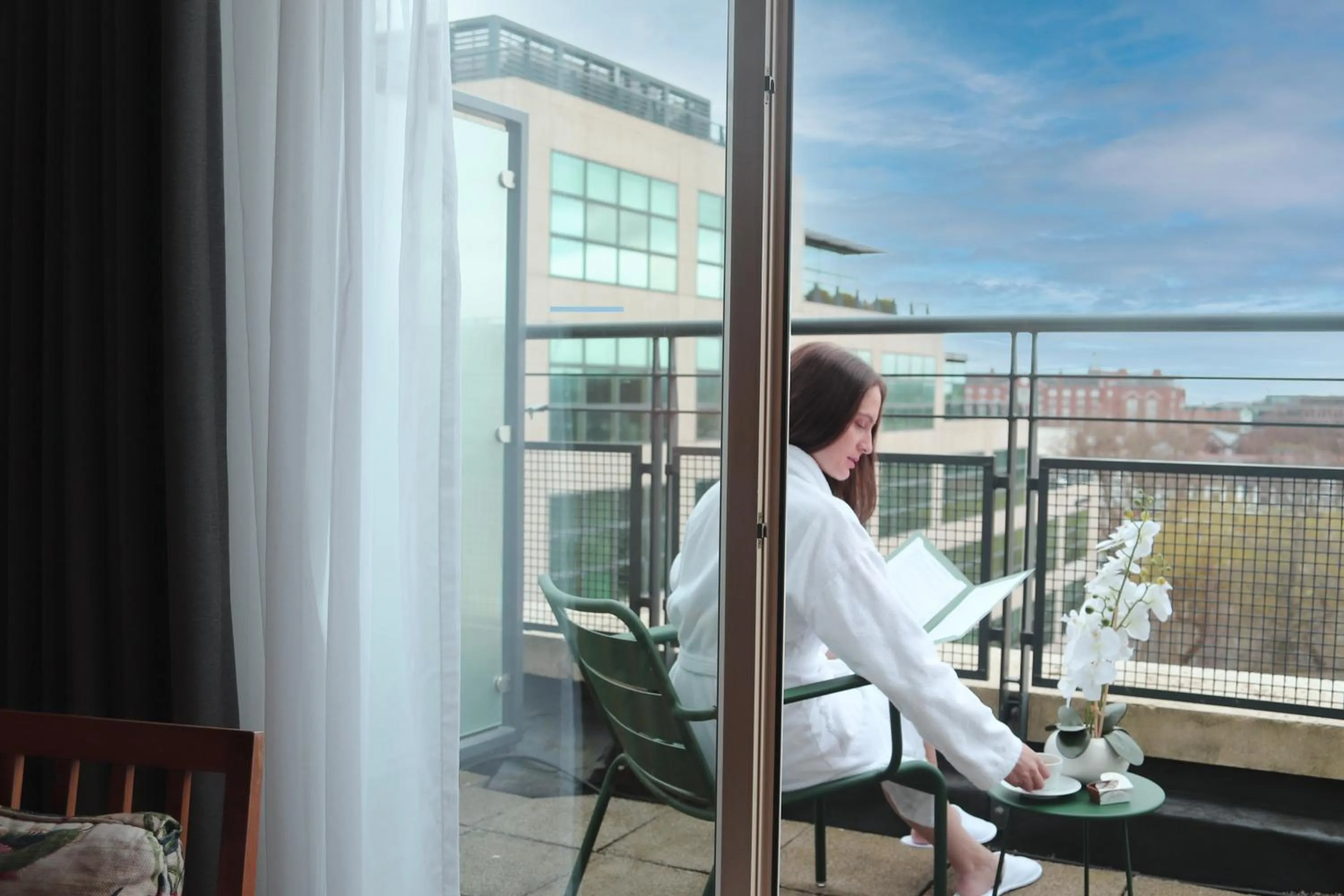 Balcony/Terrace in Herbert Park Hotel and Park Residence